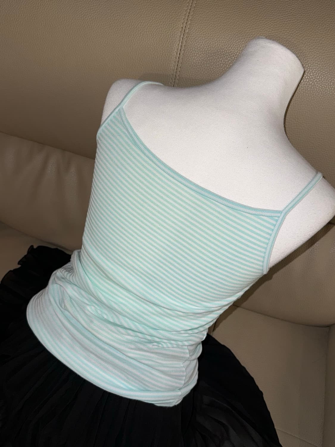 stripe pattern sleeveless 상품이미지4