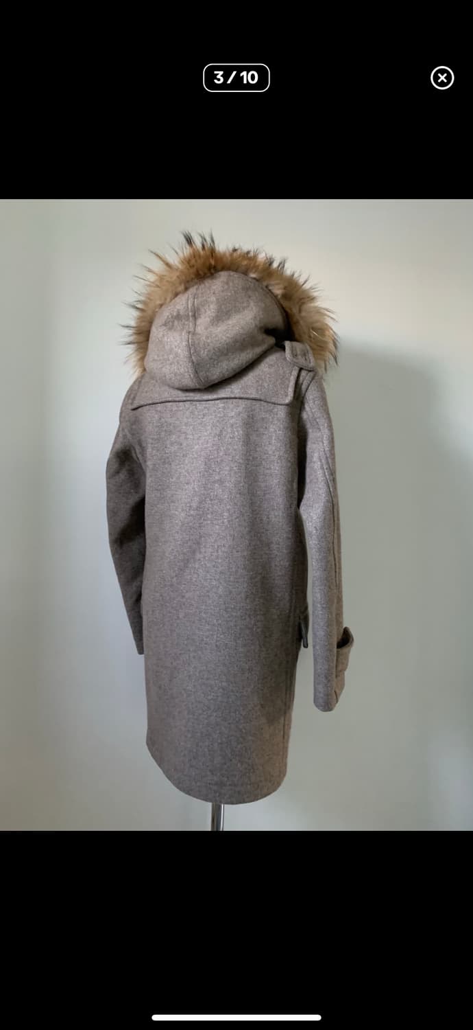 퍼 울 나일론 더플코트 Fur wool nylon duffle coat 상품이미지3