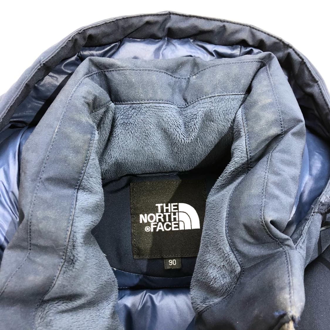 노스페이스 네이비 후드 숏패딩 상품이미지6