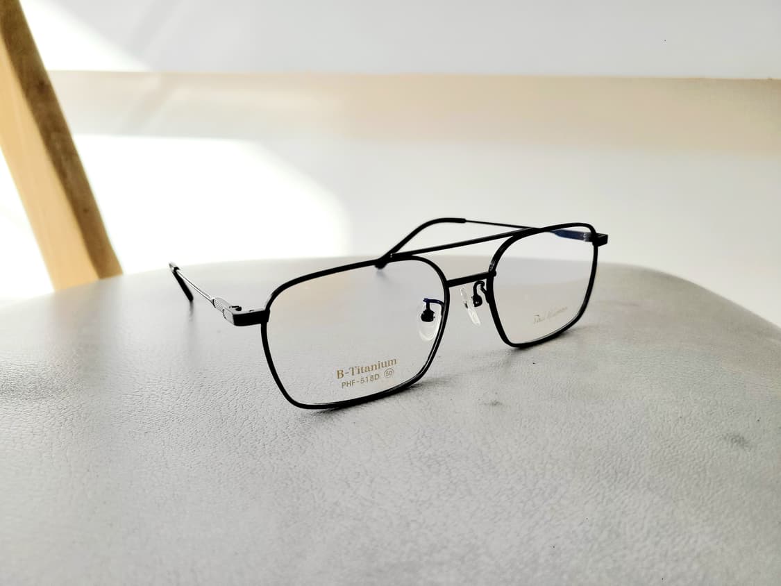 폴휴먼안경 베타 티탄 PHF-518D 블랙 상품이미지9