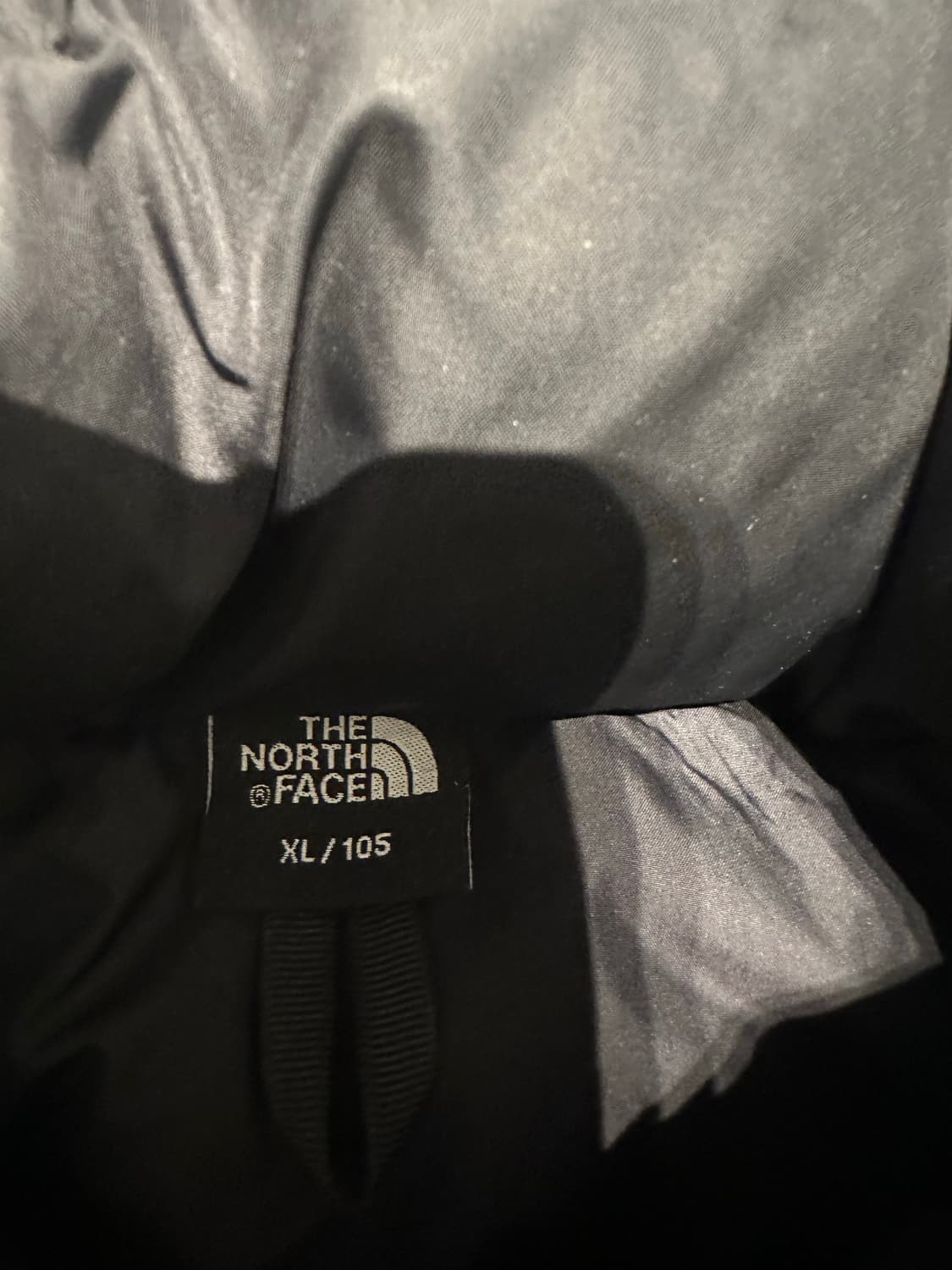 노스페이스 블랙 눕시 패딩 105 상품이미지3