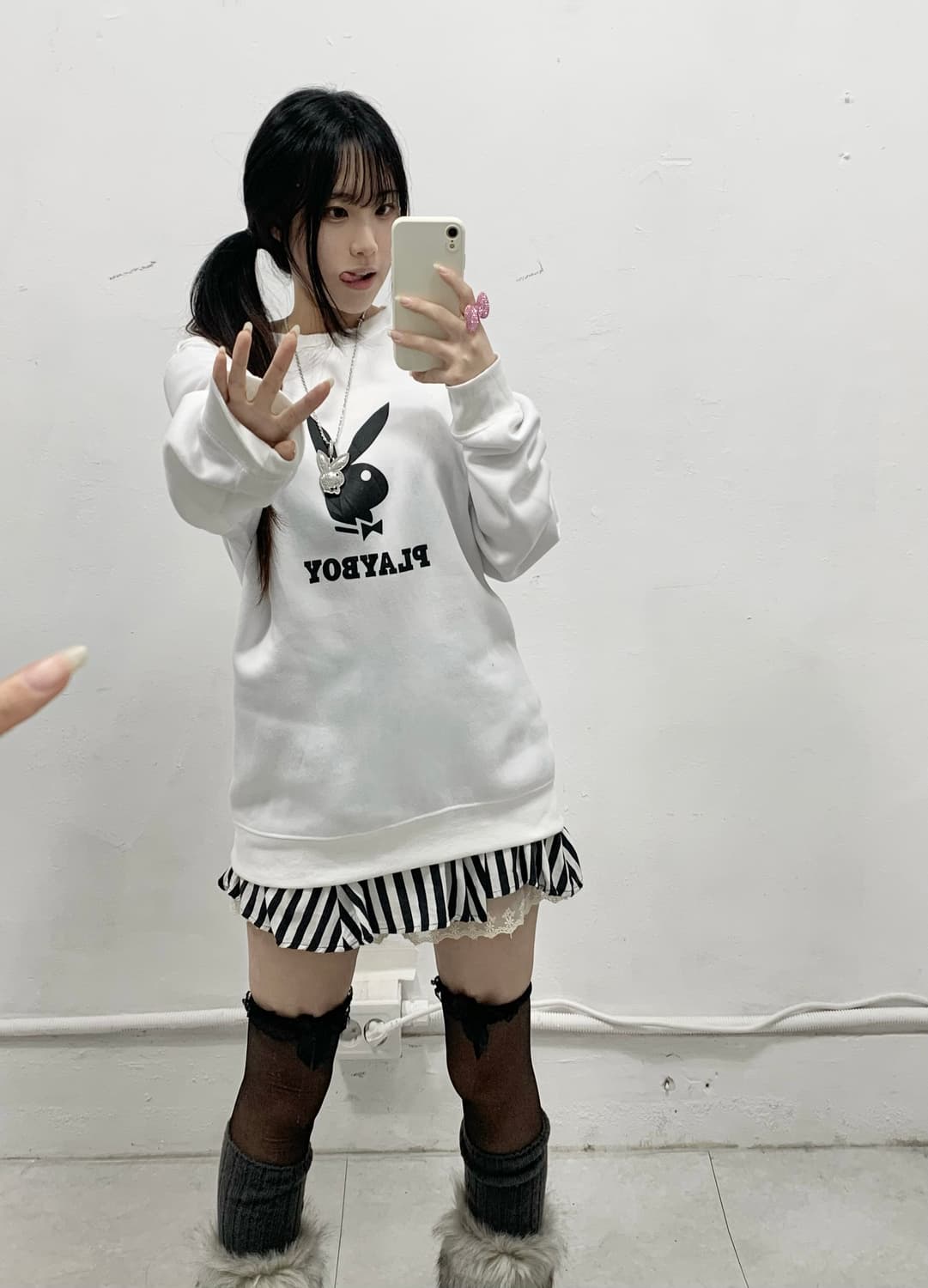 [PLAYBOY] 플레이보이 빅버니 갸루 mtm 롱슬리브 상품이미지3