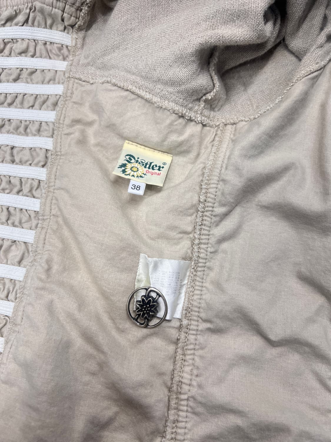 오스트리아 티롤리안 레이스 리넨 가디건 상품이미지6