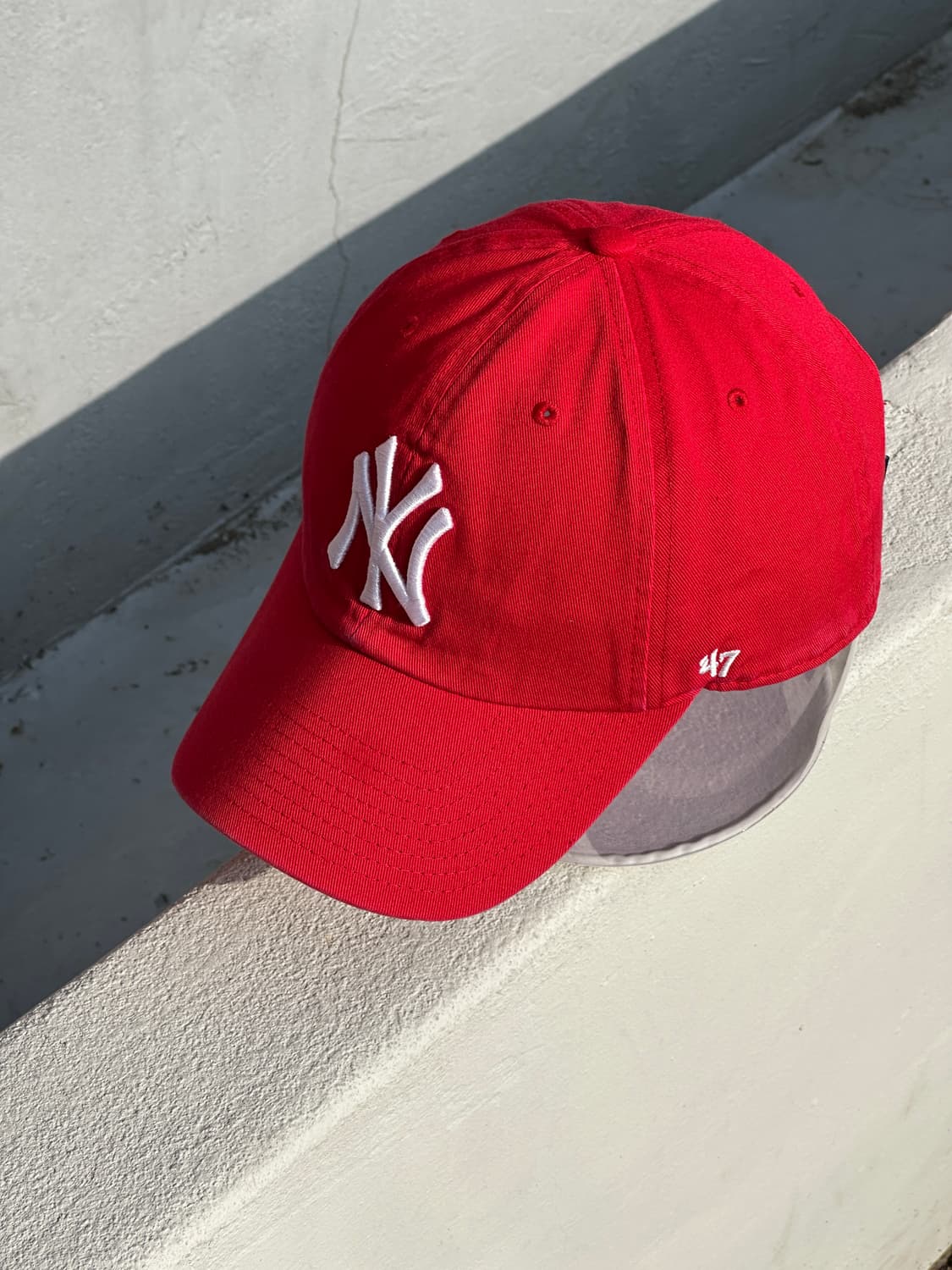 [F] 47브랜드 뉴욕양키스 레드 볼캡 모자 상품이미지2