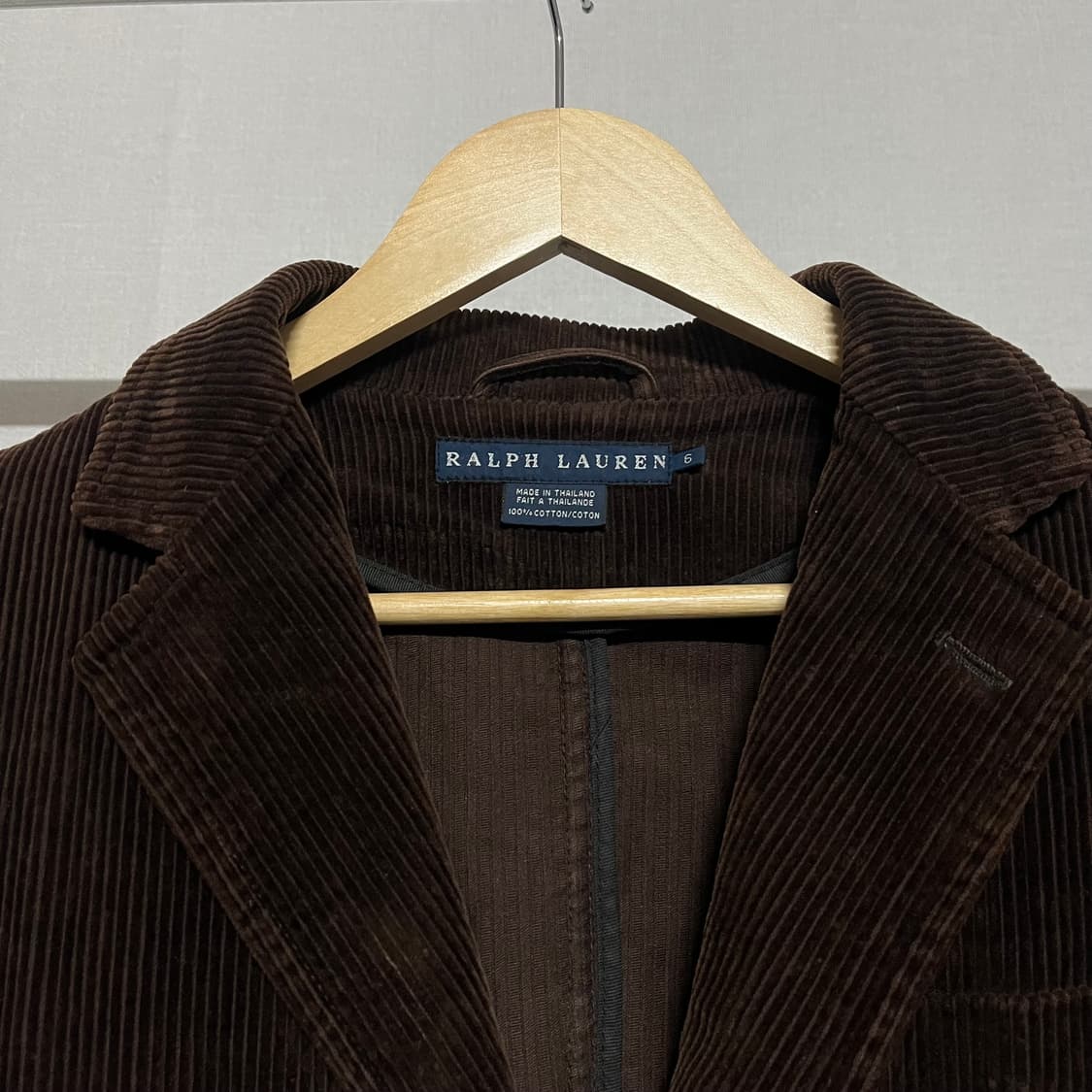 랄프로렌 브라운 코듀로이 자켓 95 상품이미지3