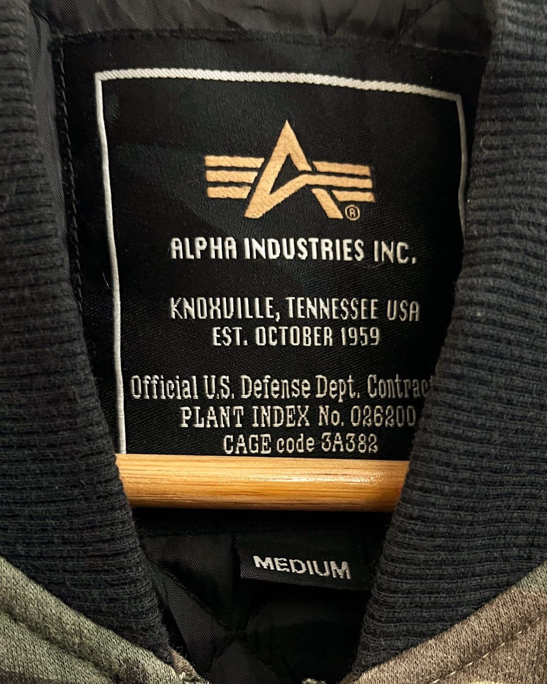 알파인더스트리 카모 스웻 봄버 자켓 상품이미지8