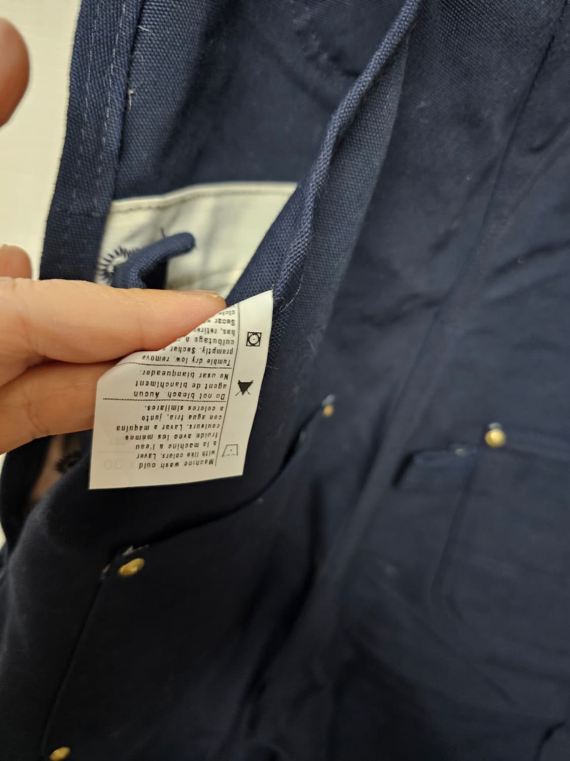 칼하트 오버롤 36×30 상품이미지10