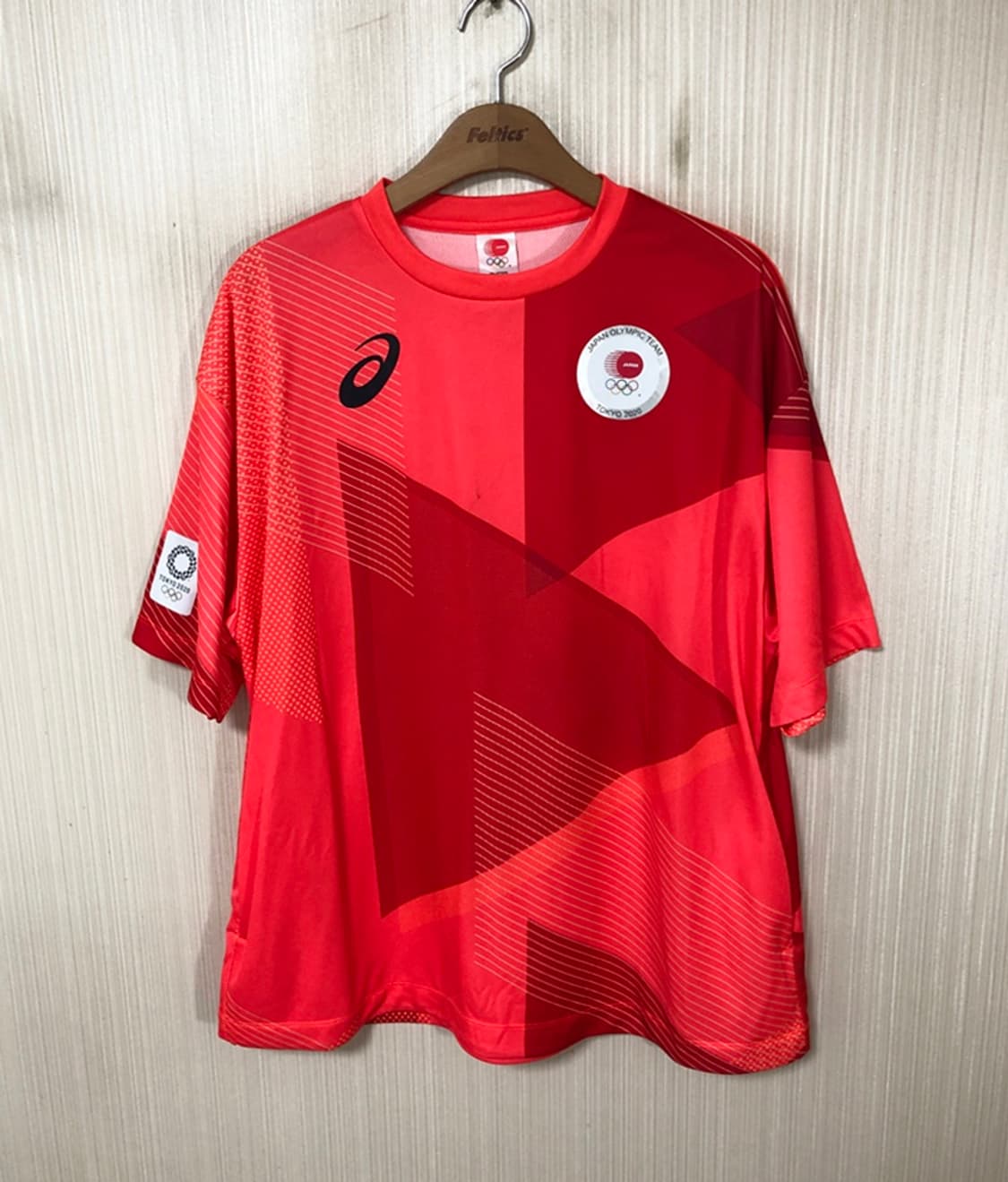 아식스 2020 도쿄올림픽 일본대표팀 트레이닝탑 M 선수용 상품이미지1