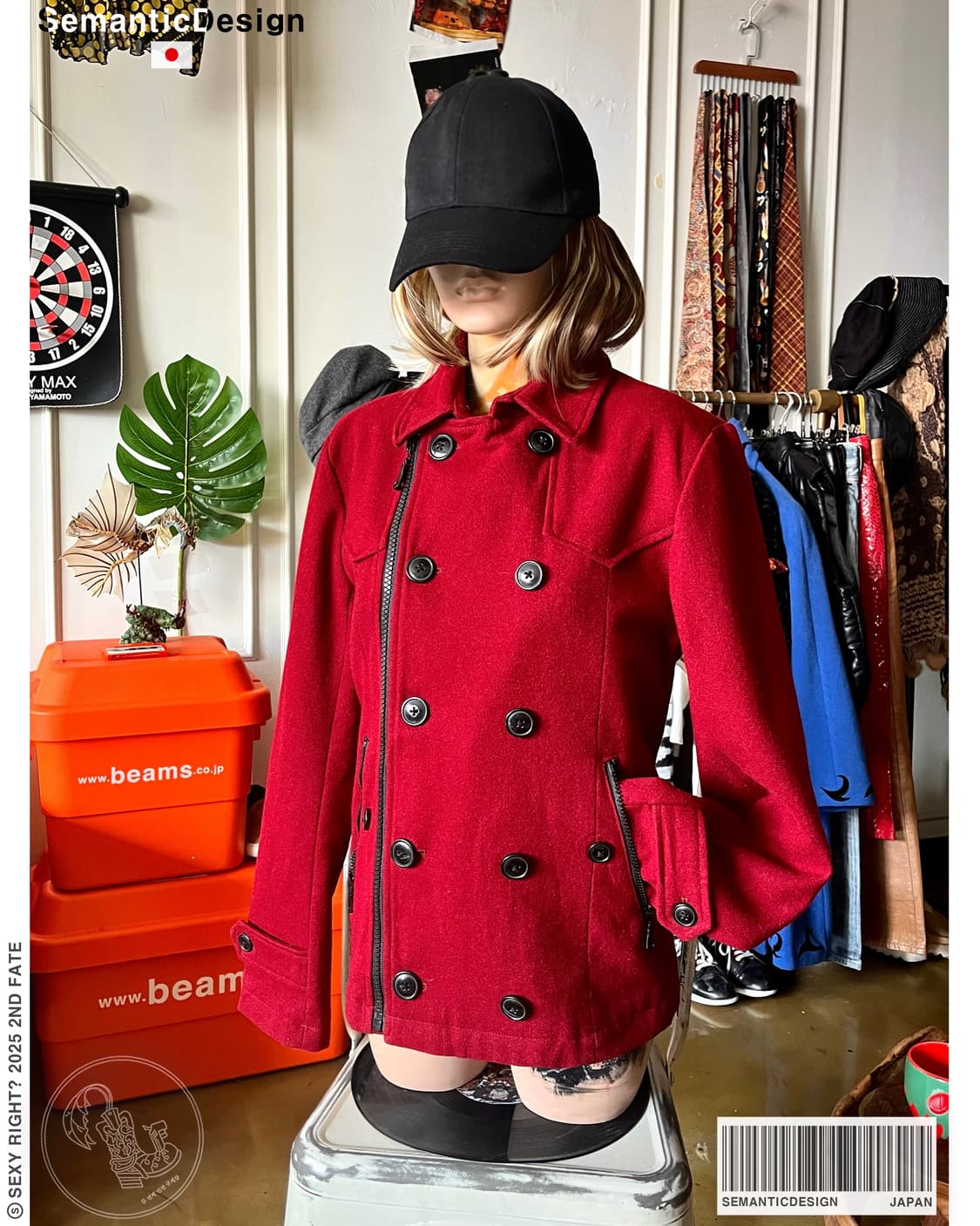 SemanticDesign Napoleon Double Pea Coat 상품이미지1