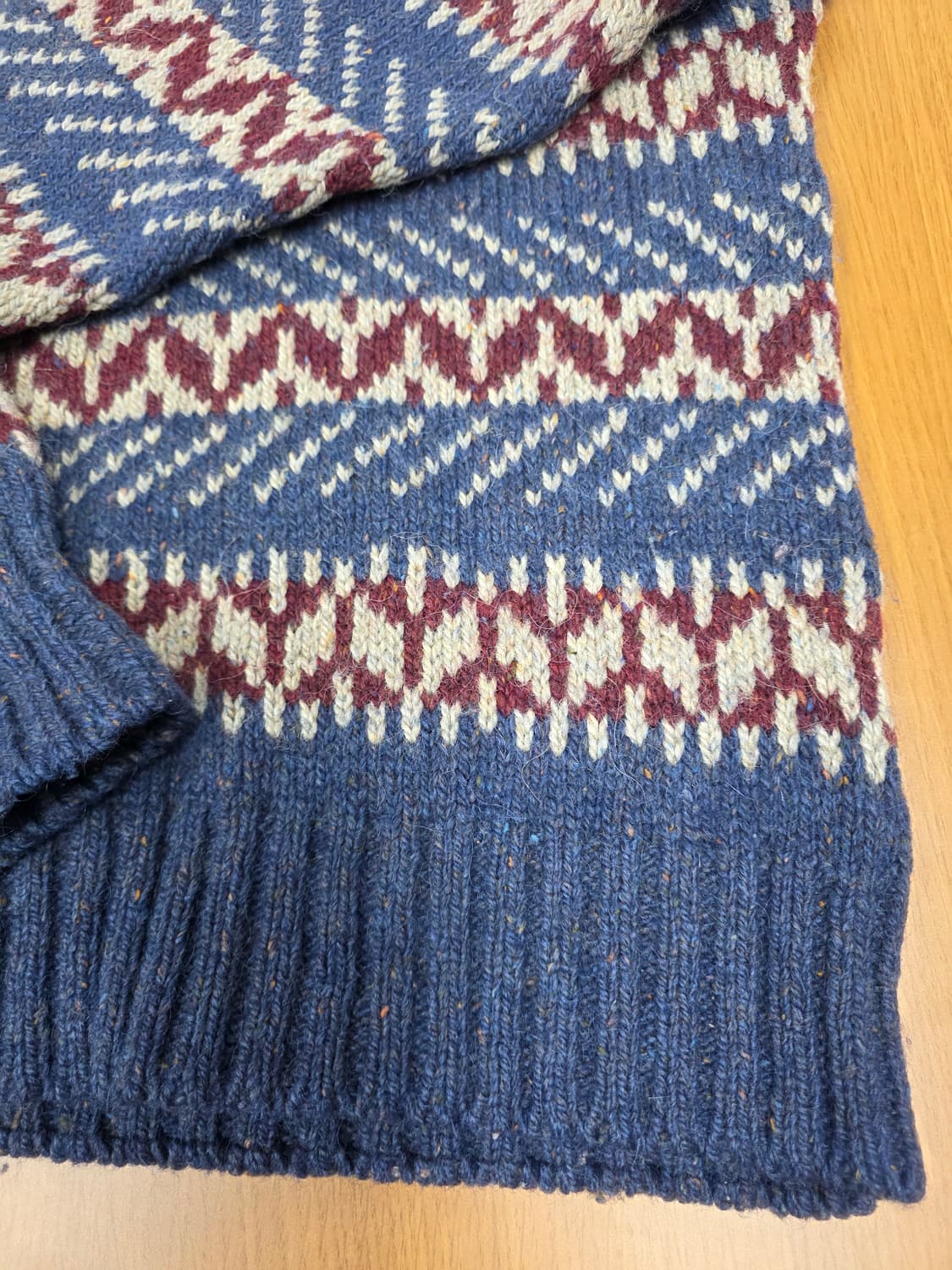 세인트 마이클 영국산 페어아일 울 니트 빈티지 스웨터 100 상품이미지6