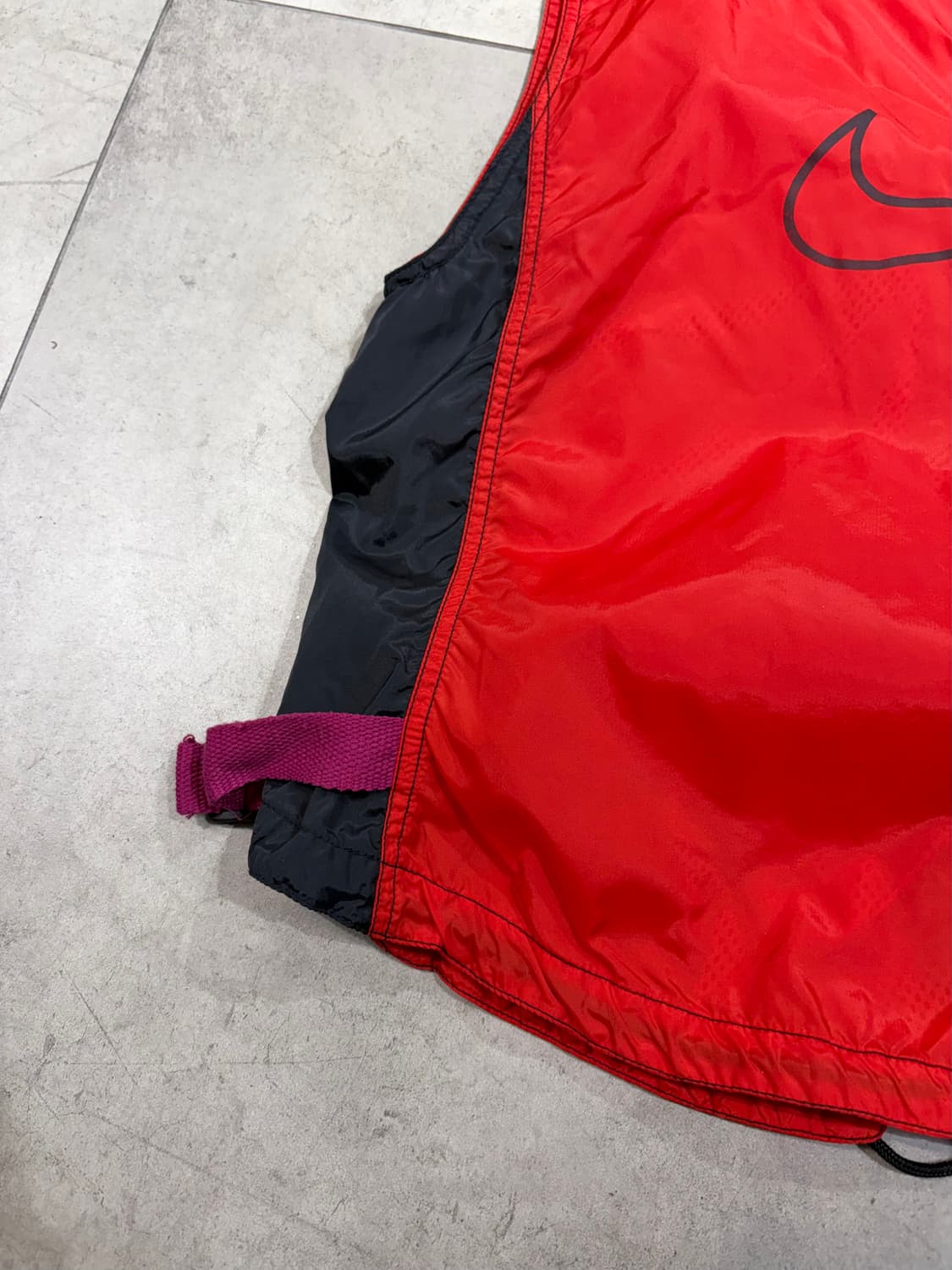 90s 나이키 빅스우시 후드 베스트 조끼 상품이미지7