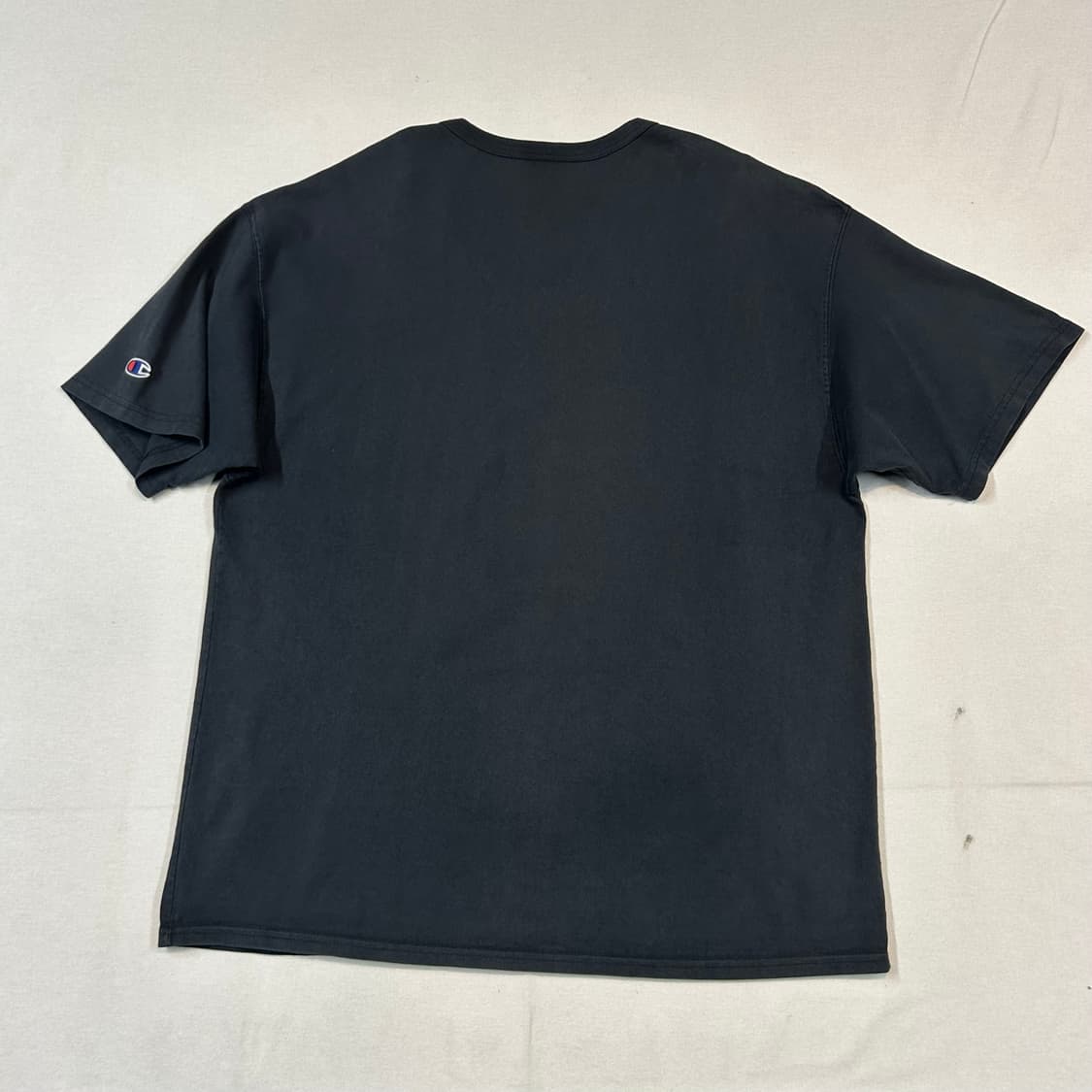 L) 챔피온 00s 빈티지 블랙 로고 반팔 티셔츠 상품이미지5