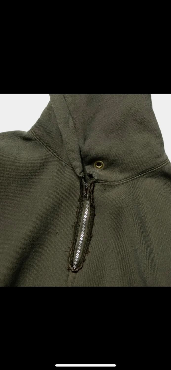 아프레쎄 a.presse 하프 후드 집업 올리브 3 상품이미지3