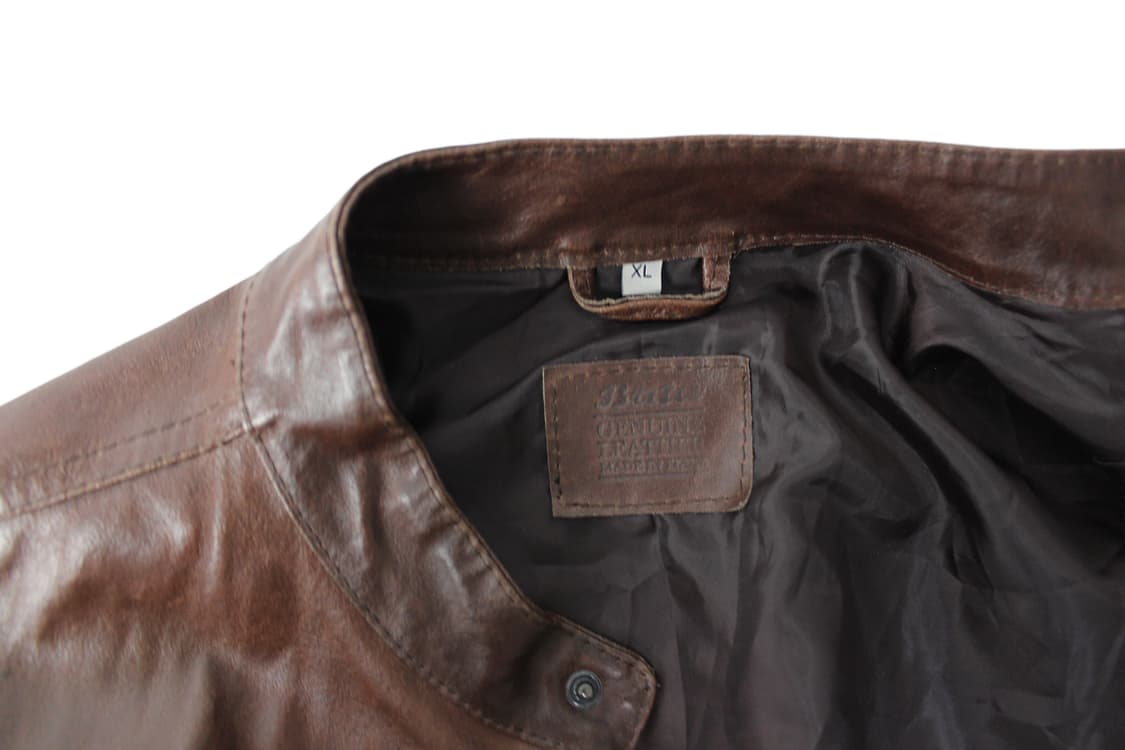 BATA 카우레더 싱글 레더 자켓 상품이미지8