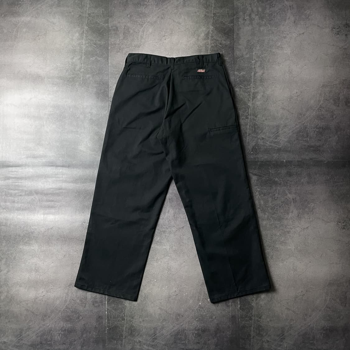 DICKIES 디키즈 빈티지 블랙 코튼 더블니 워크 팬츠 A00801 상품이미지6