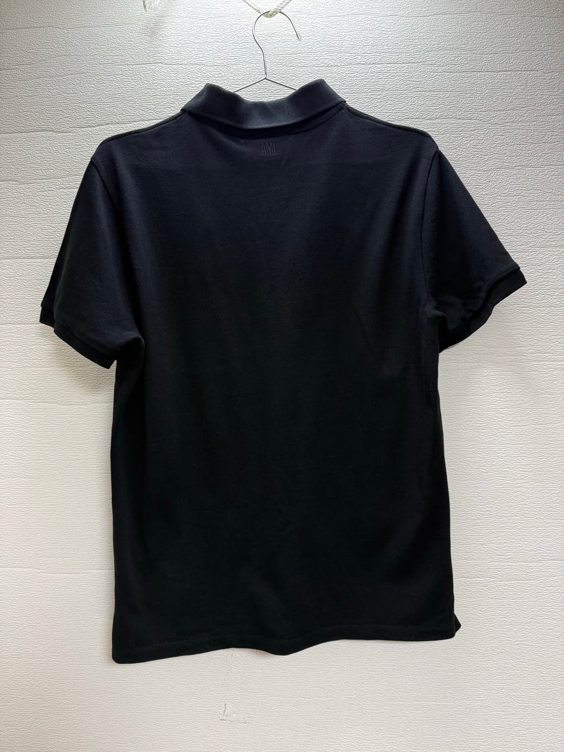 AMI 아미 블랙 하트 로고 반팔 폴로티 상품이미지3