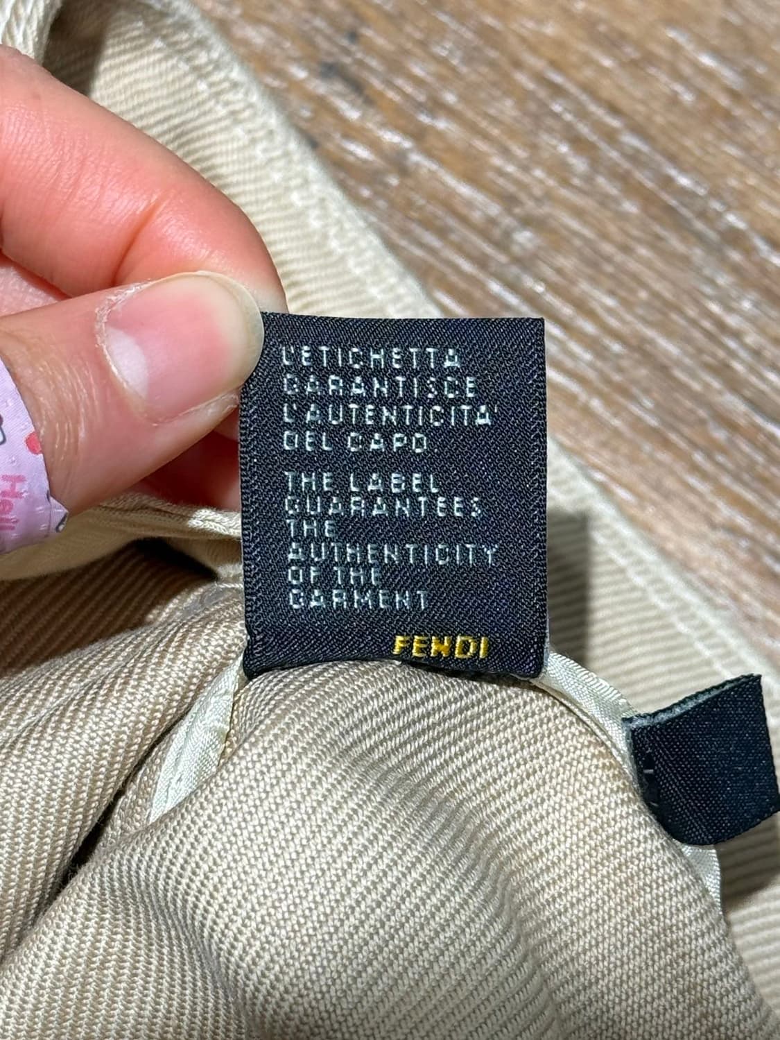 펜디 베이지 포켓 스티치 미니 스커트 상품이미지9