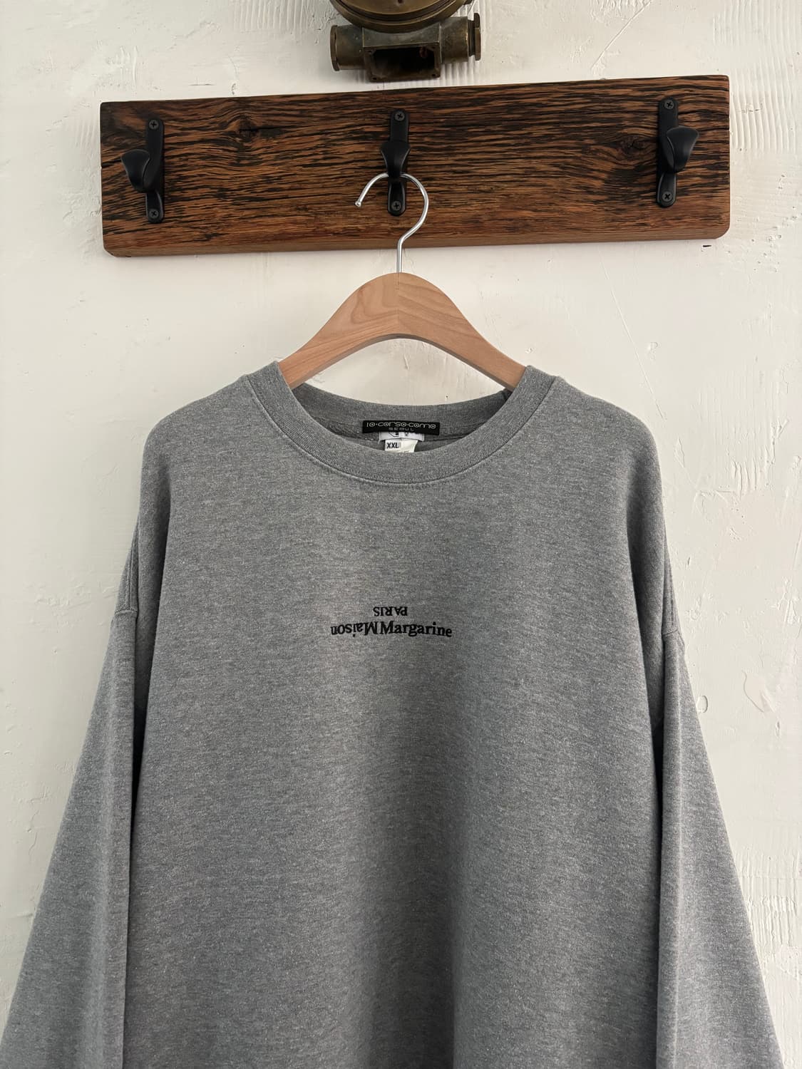 하우스 오브 950 리버스 로고 그레이 맨투맨 상품이미지4