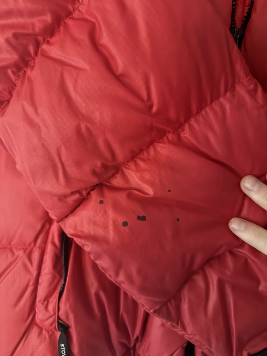 17FW 노스페이스 누프시 700 패딩 레드/블랙 상품이미지5