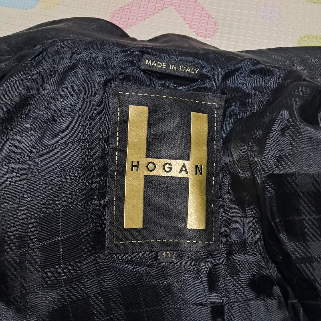 Hogan 호간 램스킨 양가죽 라이더 자켓 40사이즈(약44~날씬55) 상품이미지9