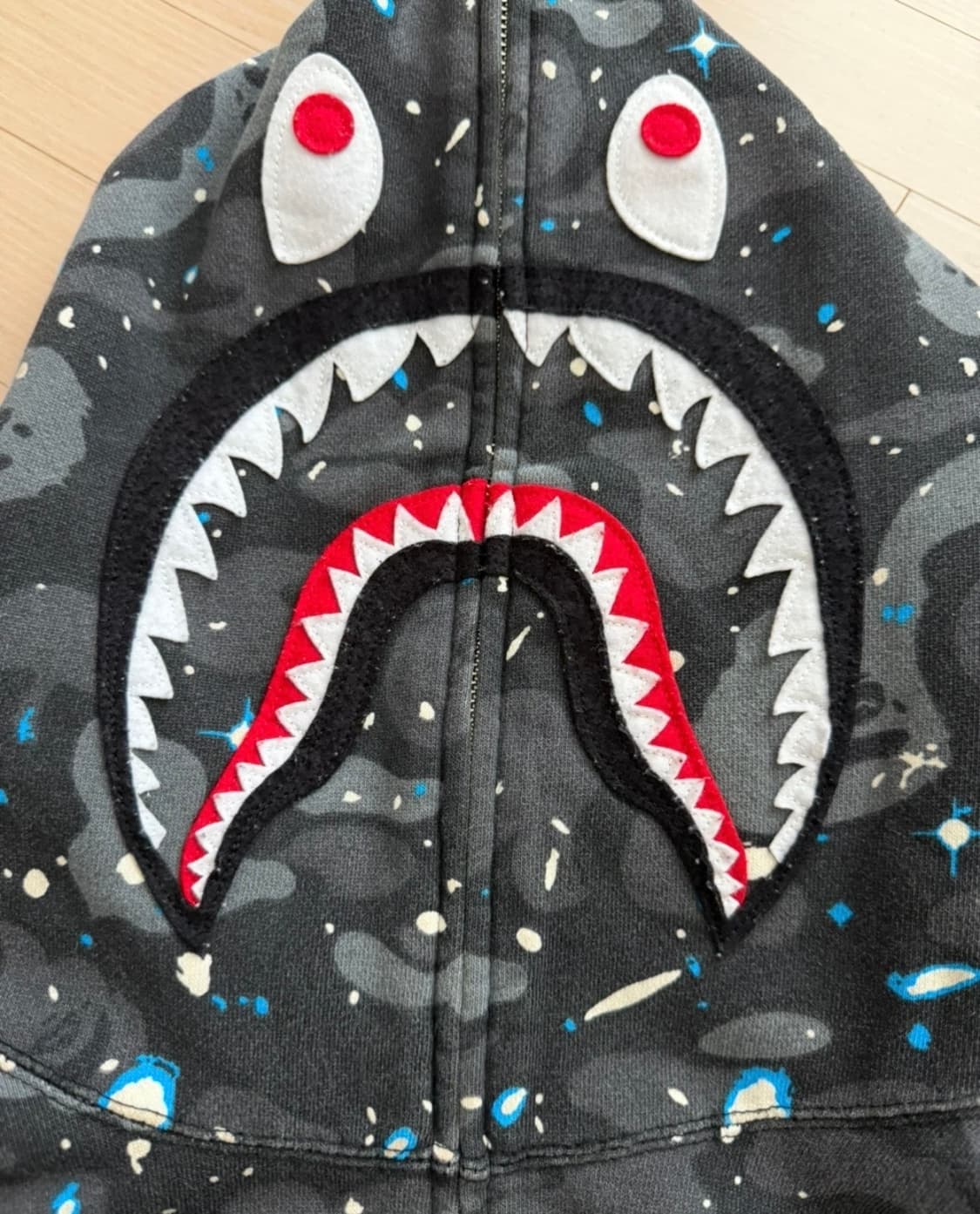 베이프 BAPE 샤크 후드 XL 상품이미지2