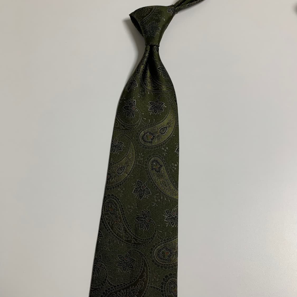 입생로랑(YSL) 페이즐리 명품클래식넥타이 최상급 A+등급 8.3cm 상품이미지8