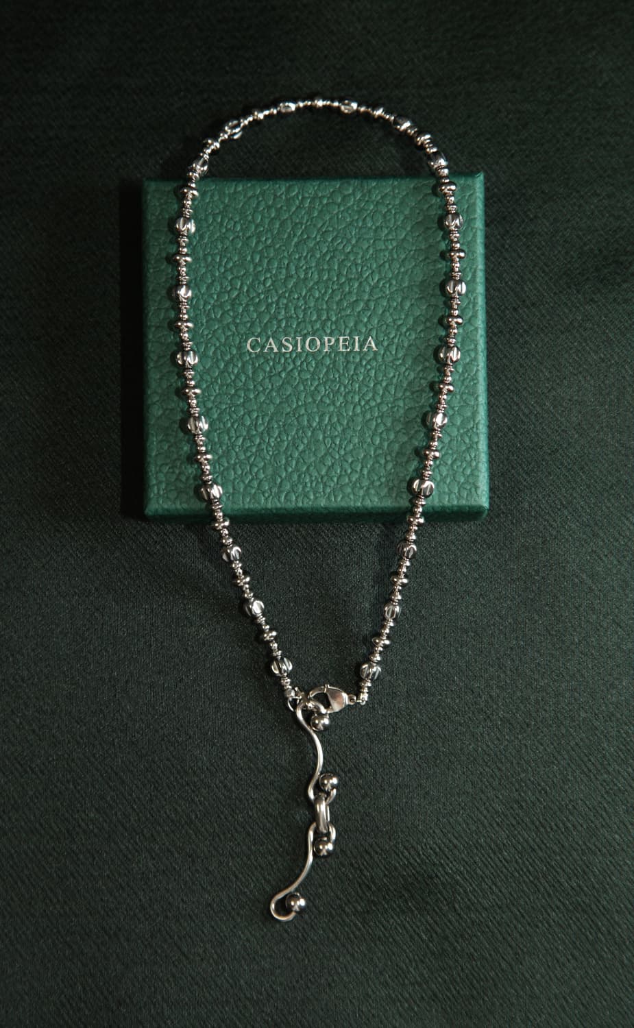 CASIOPEIA UFO Meteor 스타 해마타이트 크롬 네크리스 상품이미지5