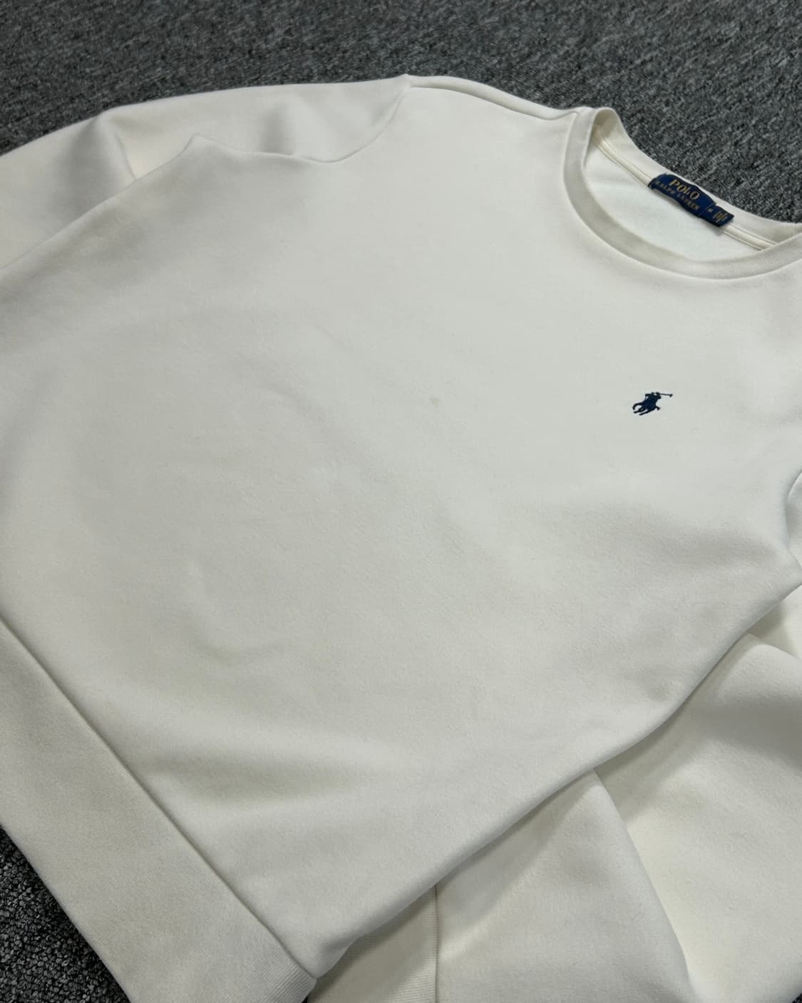 폴로 랄프로렌 아이보리 기모 맨투맨  상품이미지3