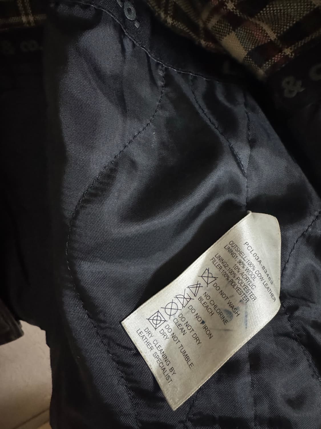 M]리바이스 빈티지 카우레더 자켓  상품이미지5