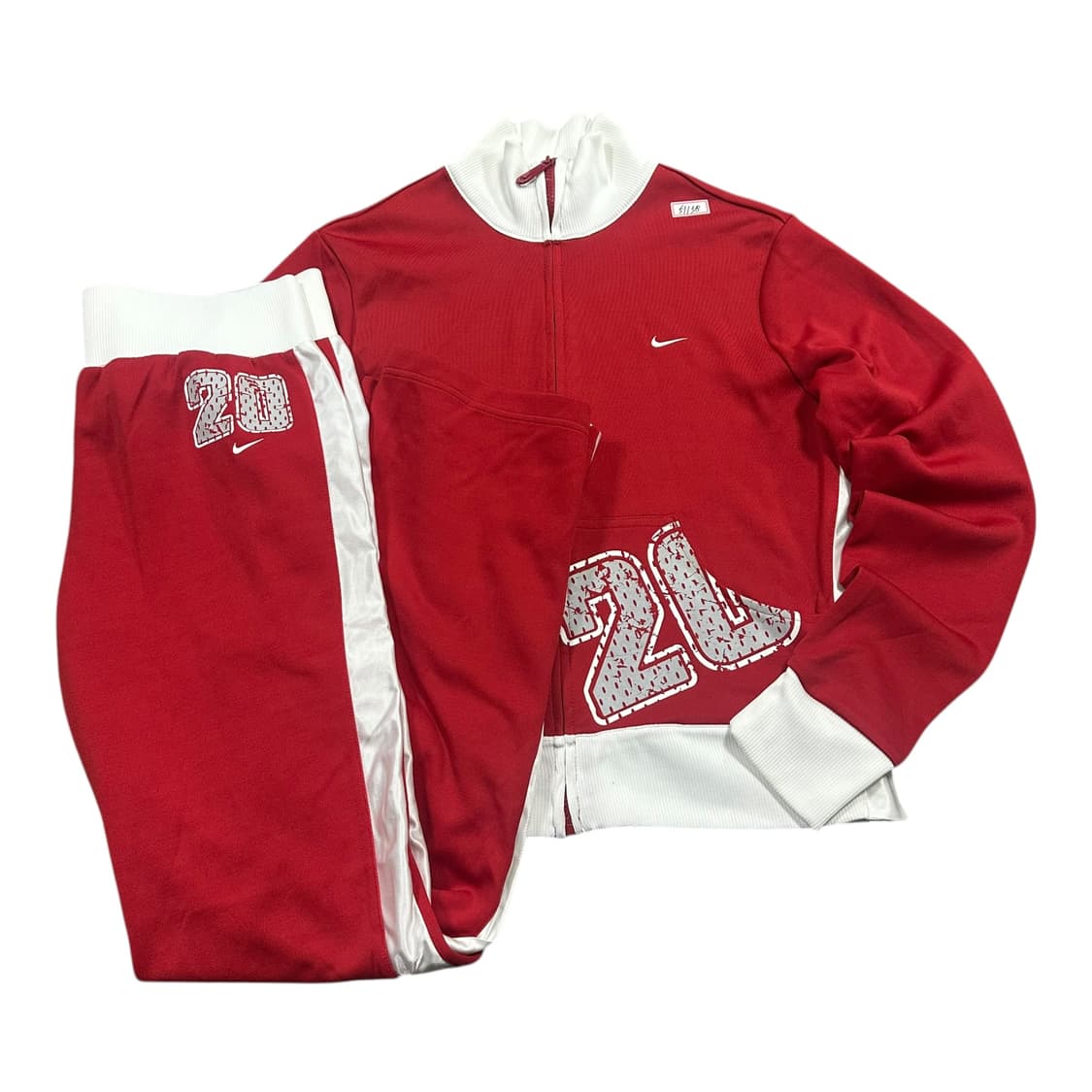 ✨ (세트) 나이키 흰빨 Y2K 빈티지 레드 트랙탑 져지 세트 상품이미지1