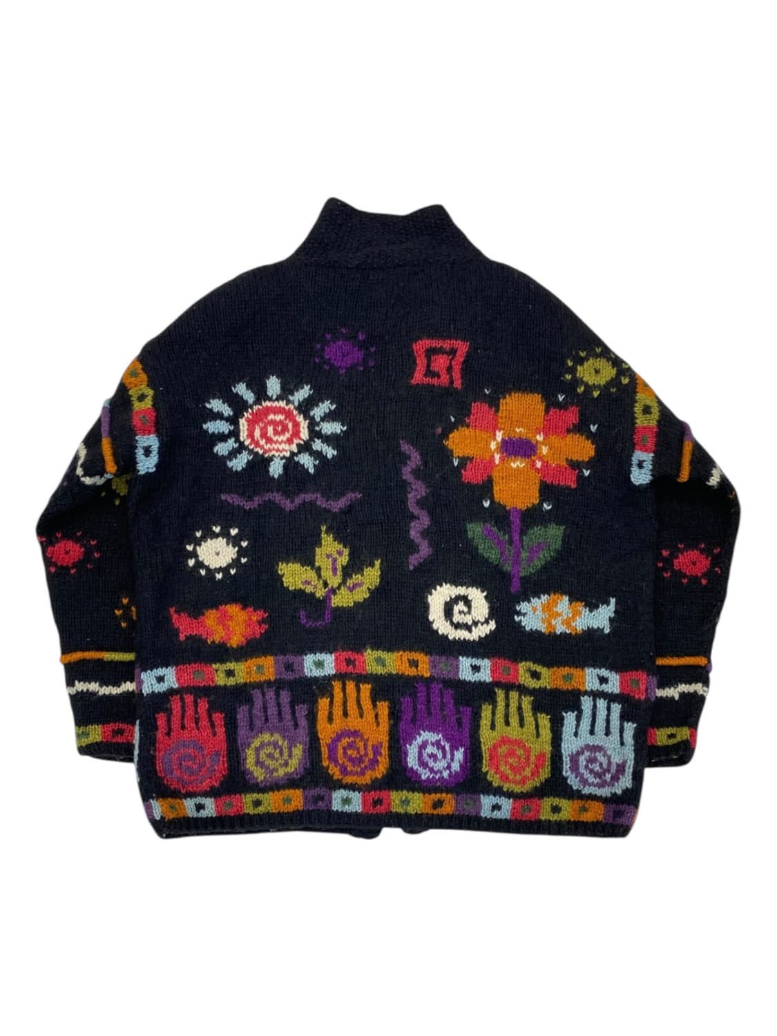 Newari 핸드니트 패턴 가디건 상품이미지2