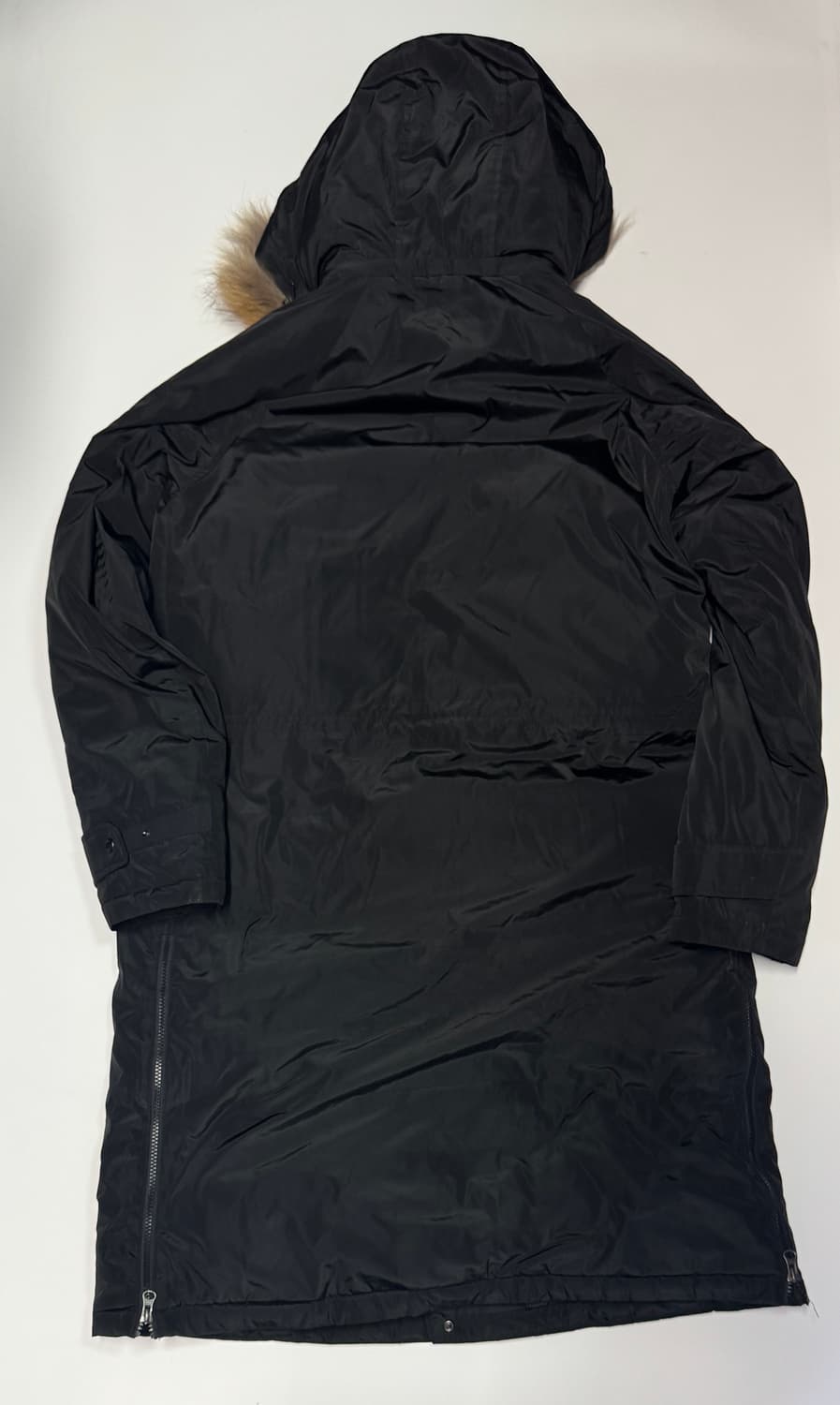 디키즈 Dickies 리얼 리쿤 후드 미니멀 롱 패딩 L 블랙 상품이미지2