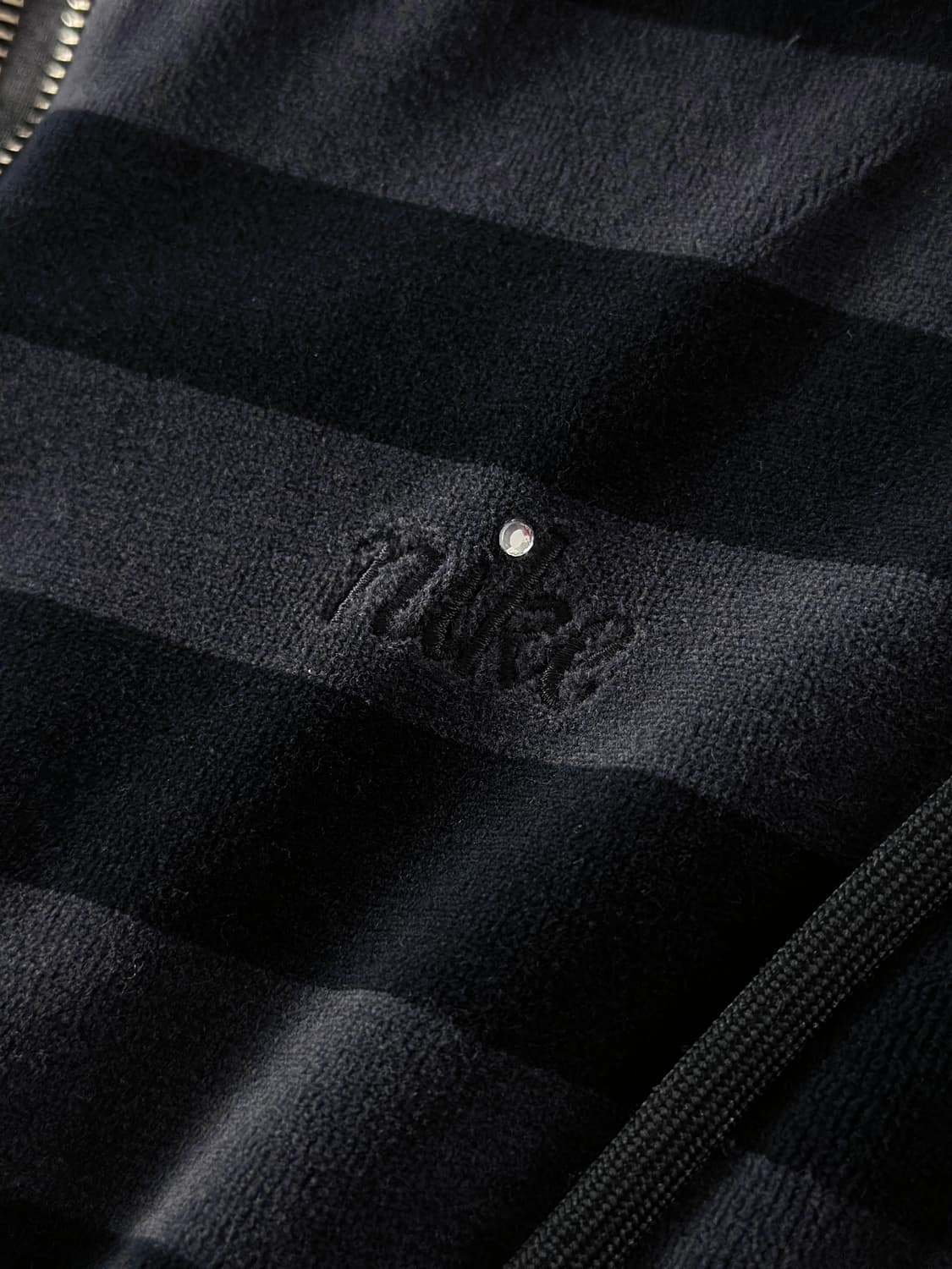 00s 나이키 벨로어 스트라이프 카울 넥 집업 상품이미지6