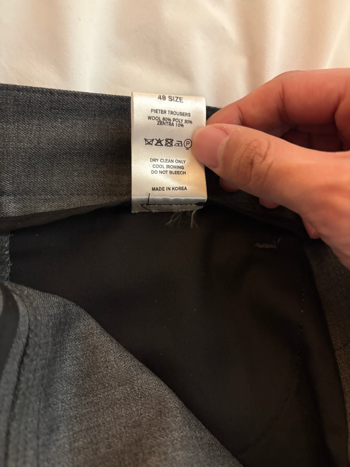 아이엘 피터 트라우저 그레이 48 상품이미지4