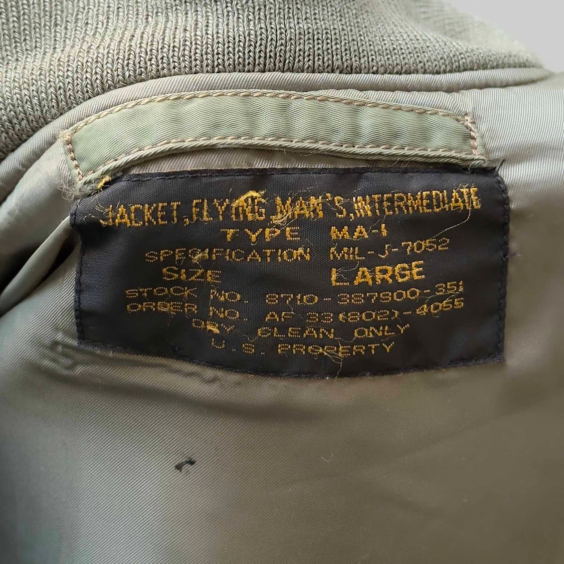 테드 컴퍼니 USAF 데빌 보이즈 MA-1 항공점퍼 상품이미지7