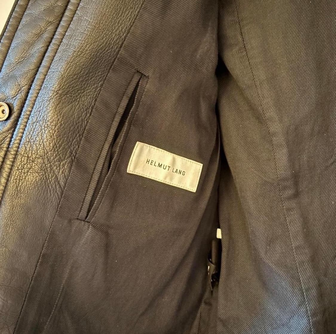 헬무트 랭 양가죽 램스킨 자켓 Small 상품이미지3
