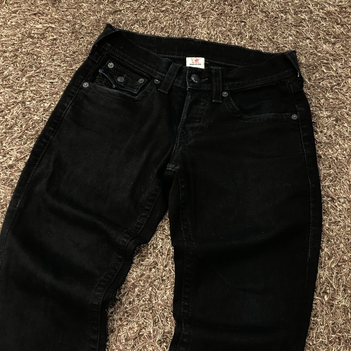 트루릴리전 ZACH 블랙진 데님 팬츠 상품이미지3