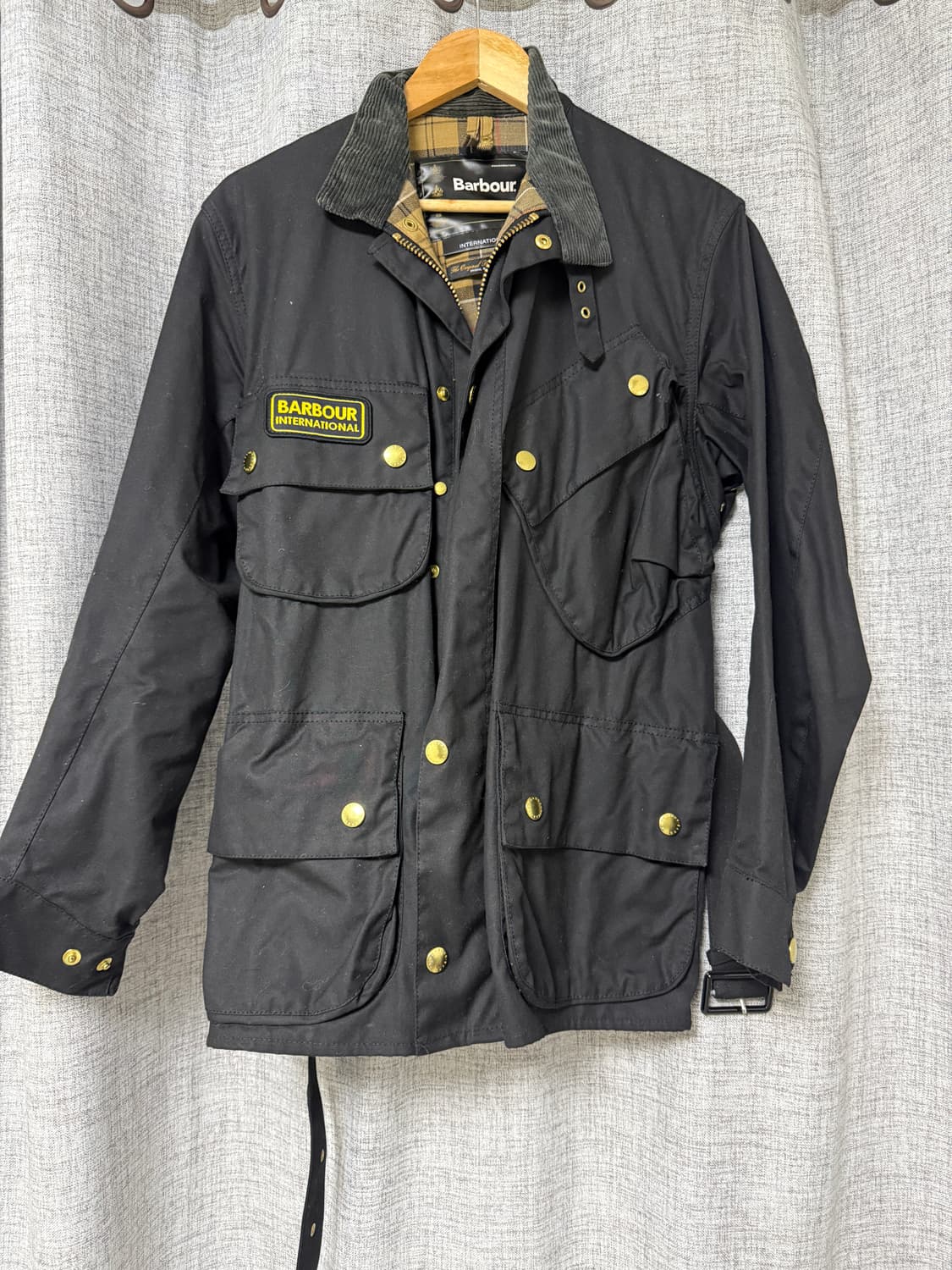 바버 / A7 인터네셔널 자켓 블랙 / 38 상품이미지2