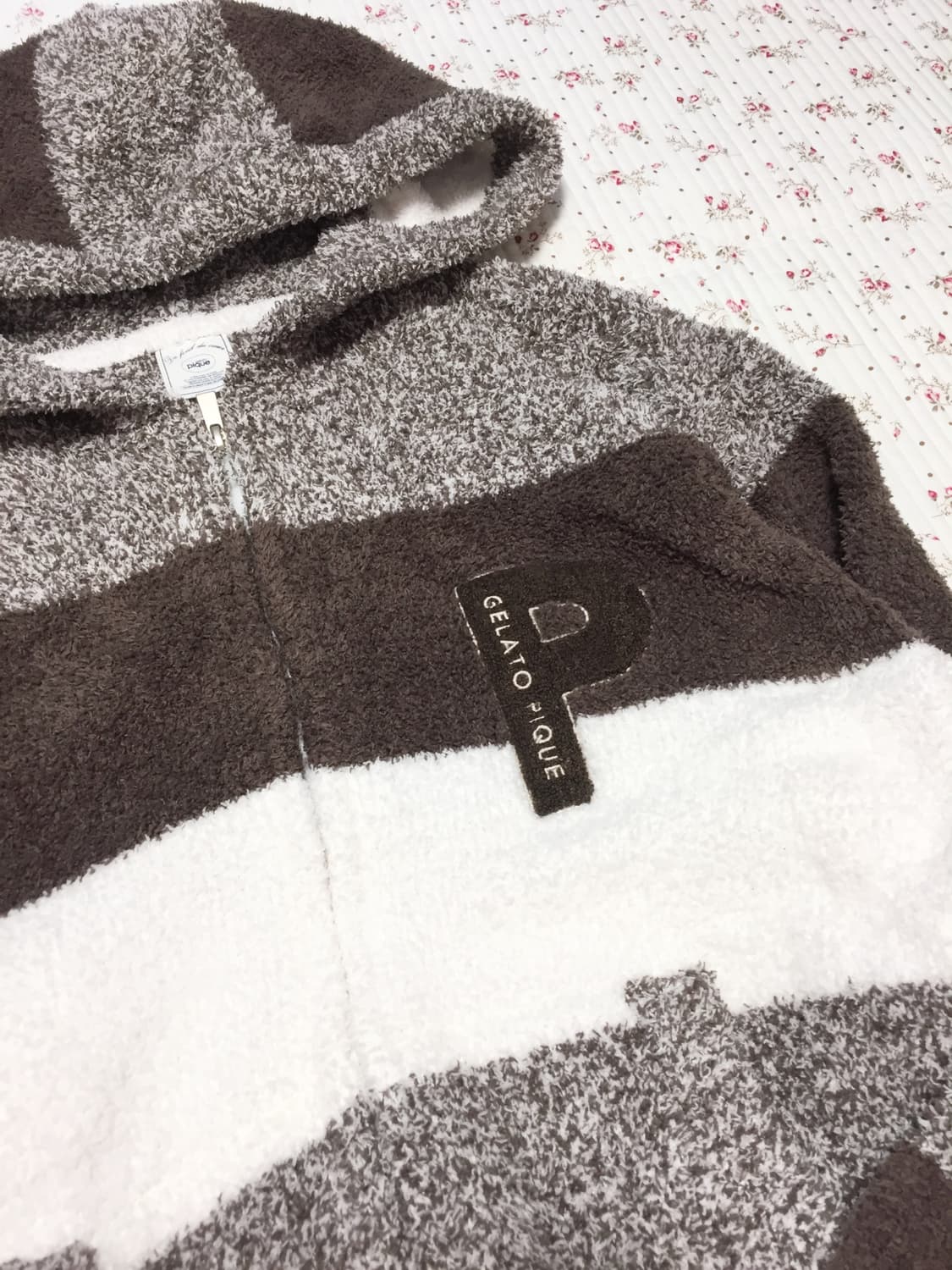 빈티지 젤라또피케 초코 후드집업 상품이미지3