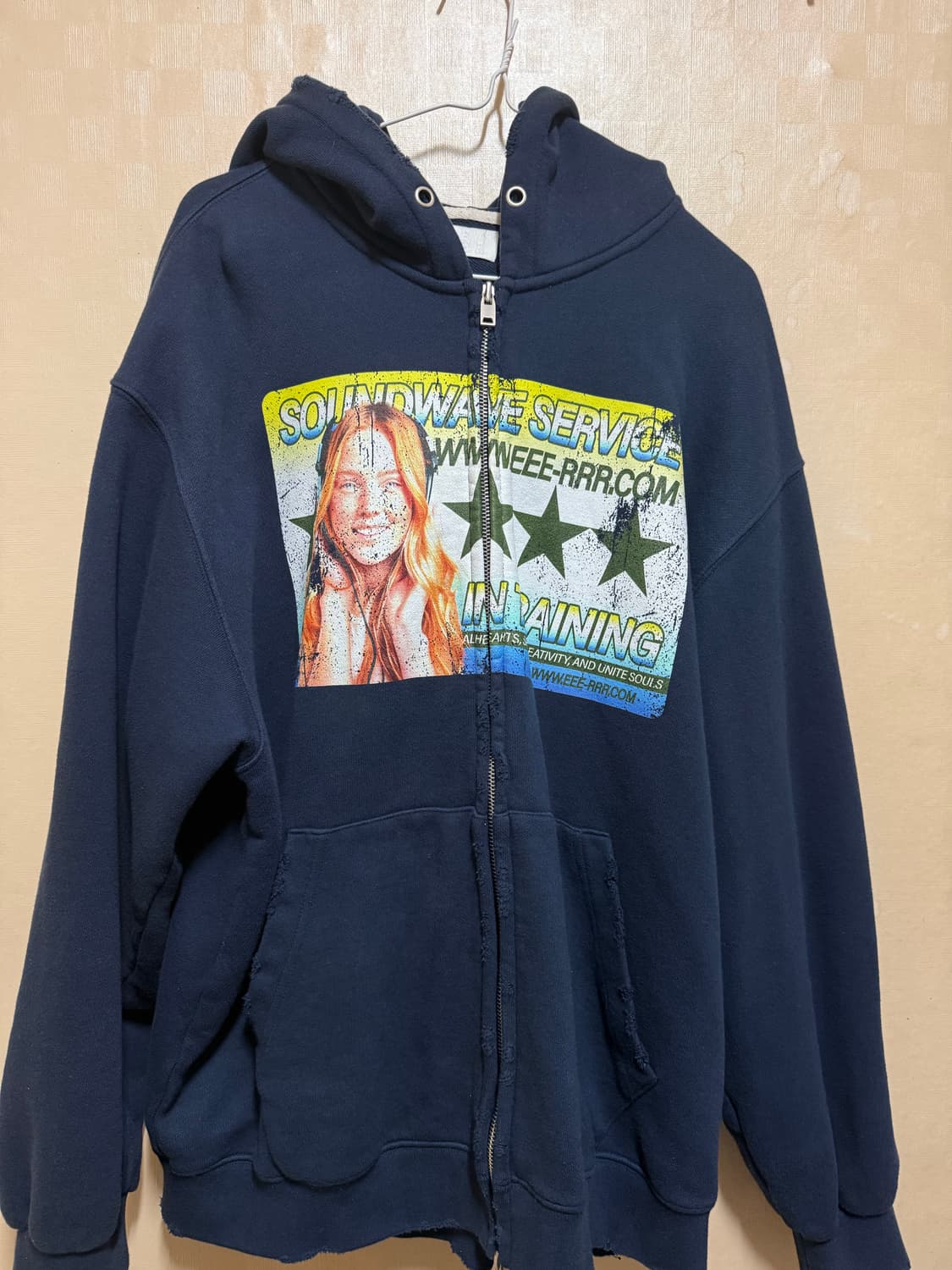 eeerrr 후드집업 네이비 L 상품이미지2