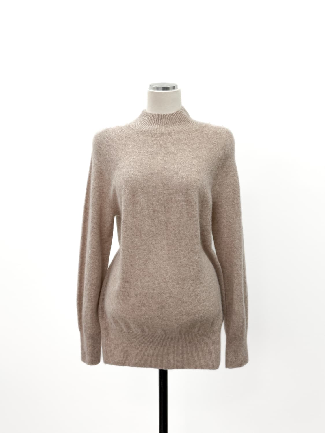 Kayesu 캐시미어 100 모크넥 니트 상품이미지1