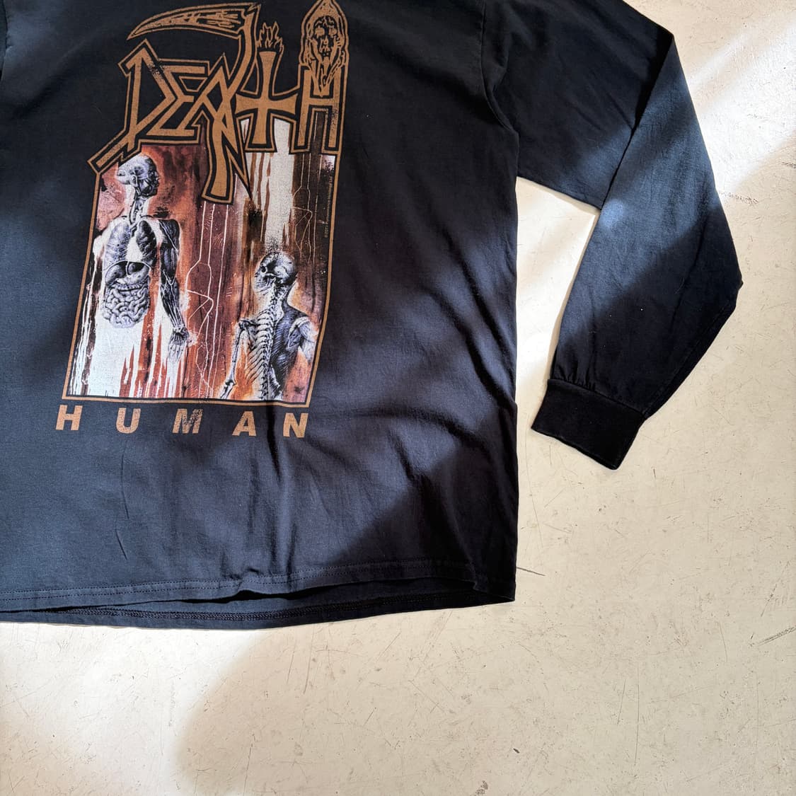 Death 데스 빈티지 Human 앨범커버 롱슬리브 L 상품이미지3