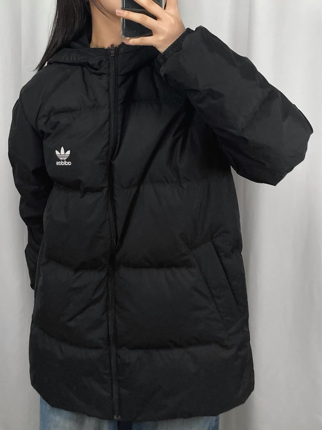 아디다스 리버시블 블랙 자켓 상품이미지3