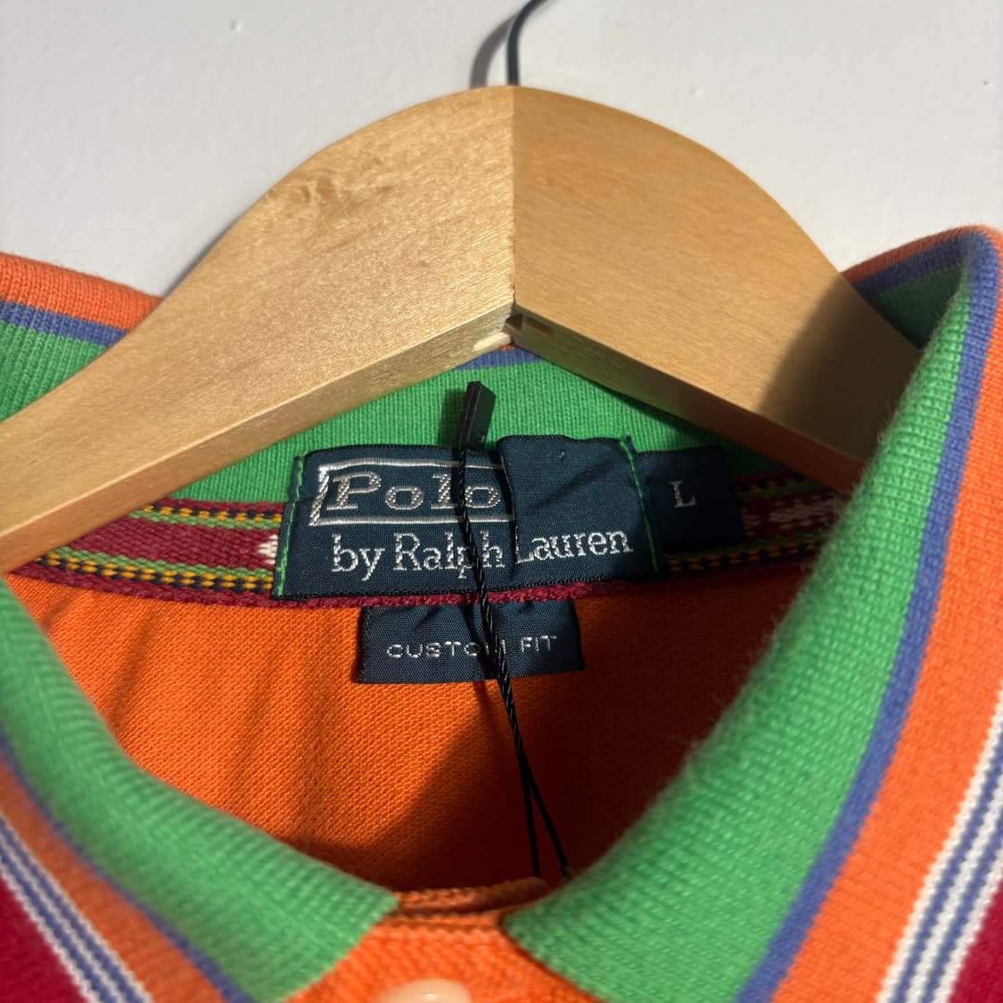 폴로랄프로렌 오렌지 반팔 카라티 (무료배송) 상품이미지5