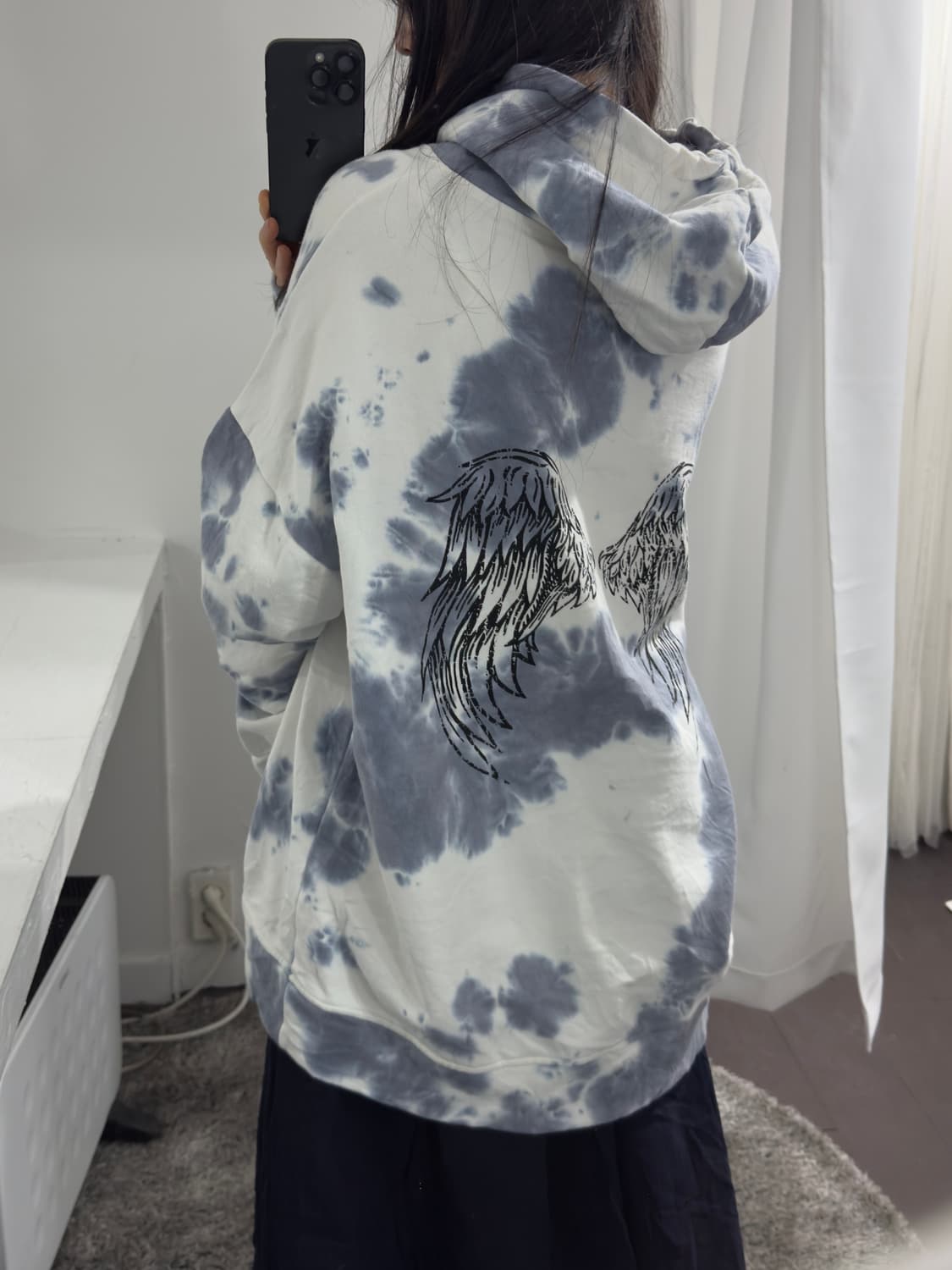 ankrouge tiedye punk hoodie 상품이미지5