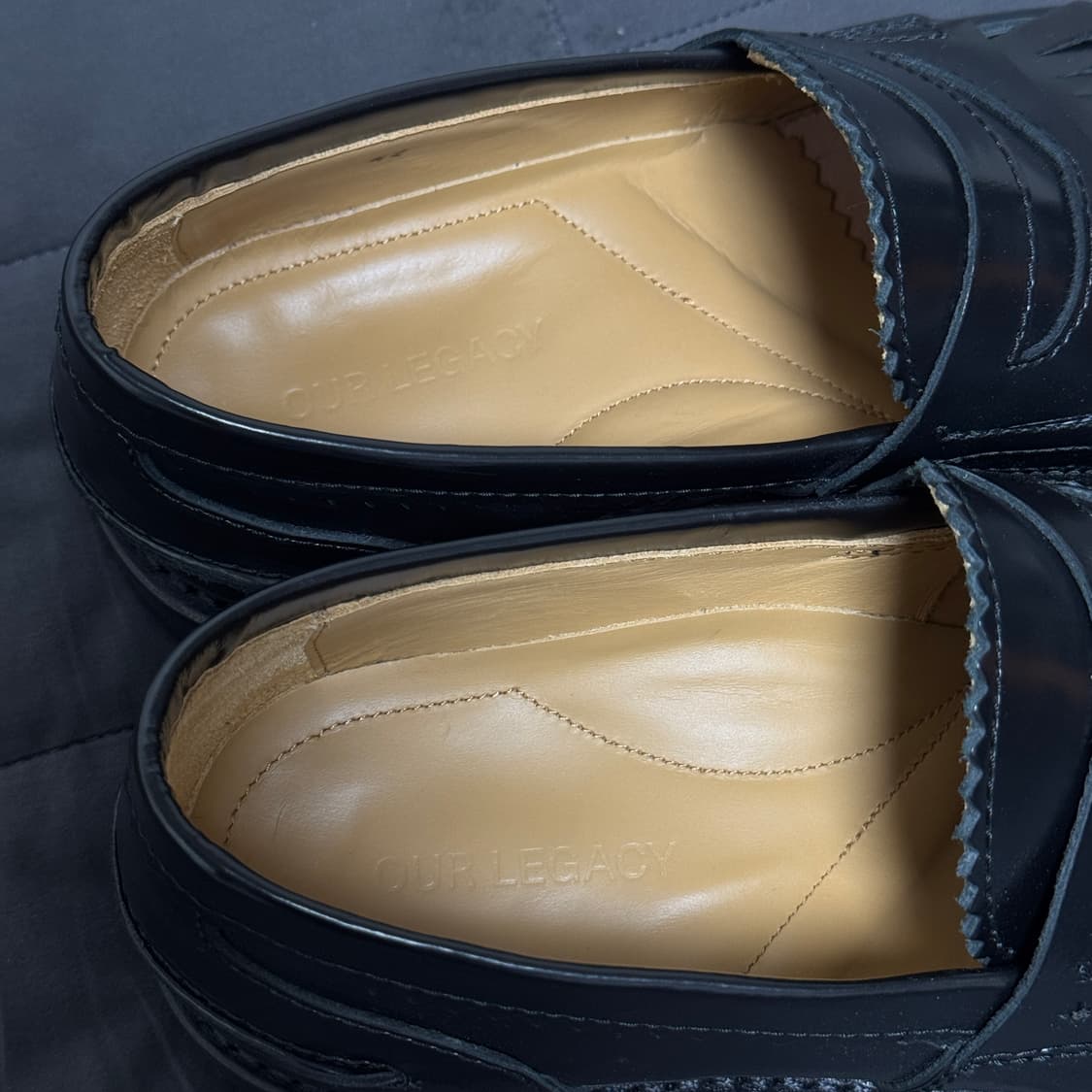 아워레가시 블랙 로퍼 42 사이즈 상품이미지4