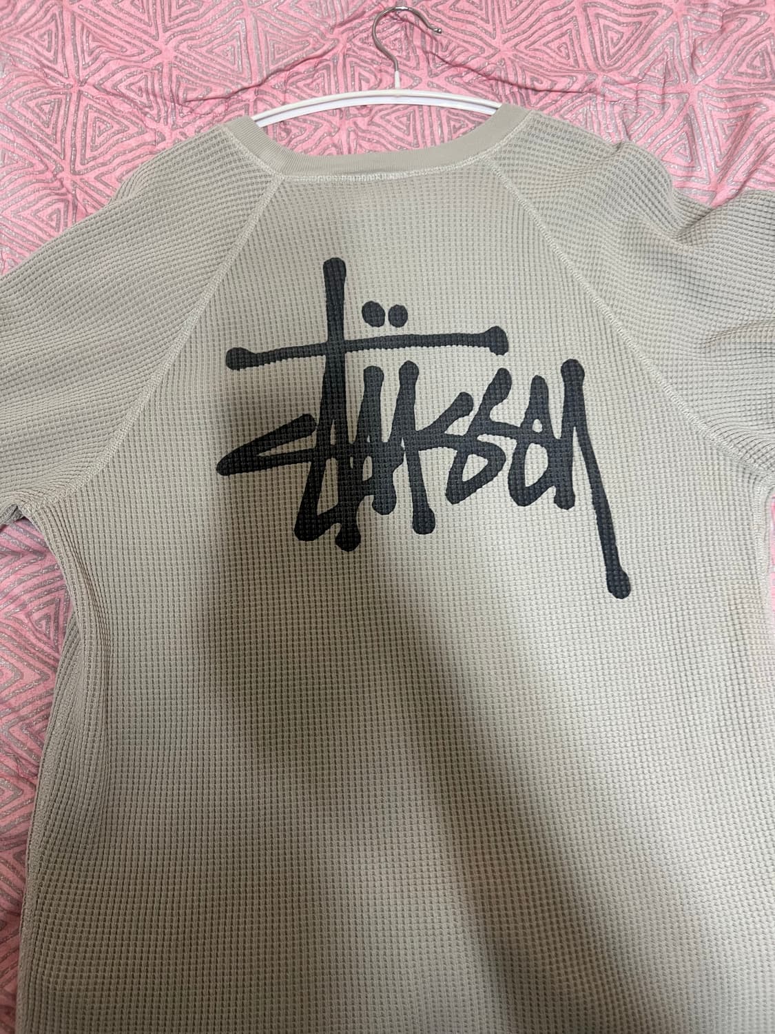 스투시 래글런 써멀 롱슬리브 크루 본 상품이미지2