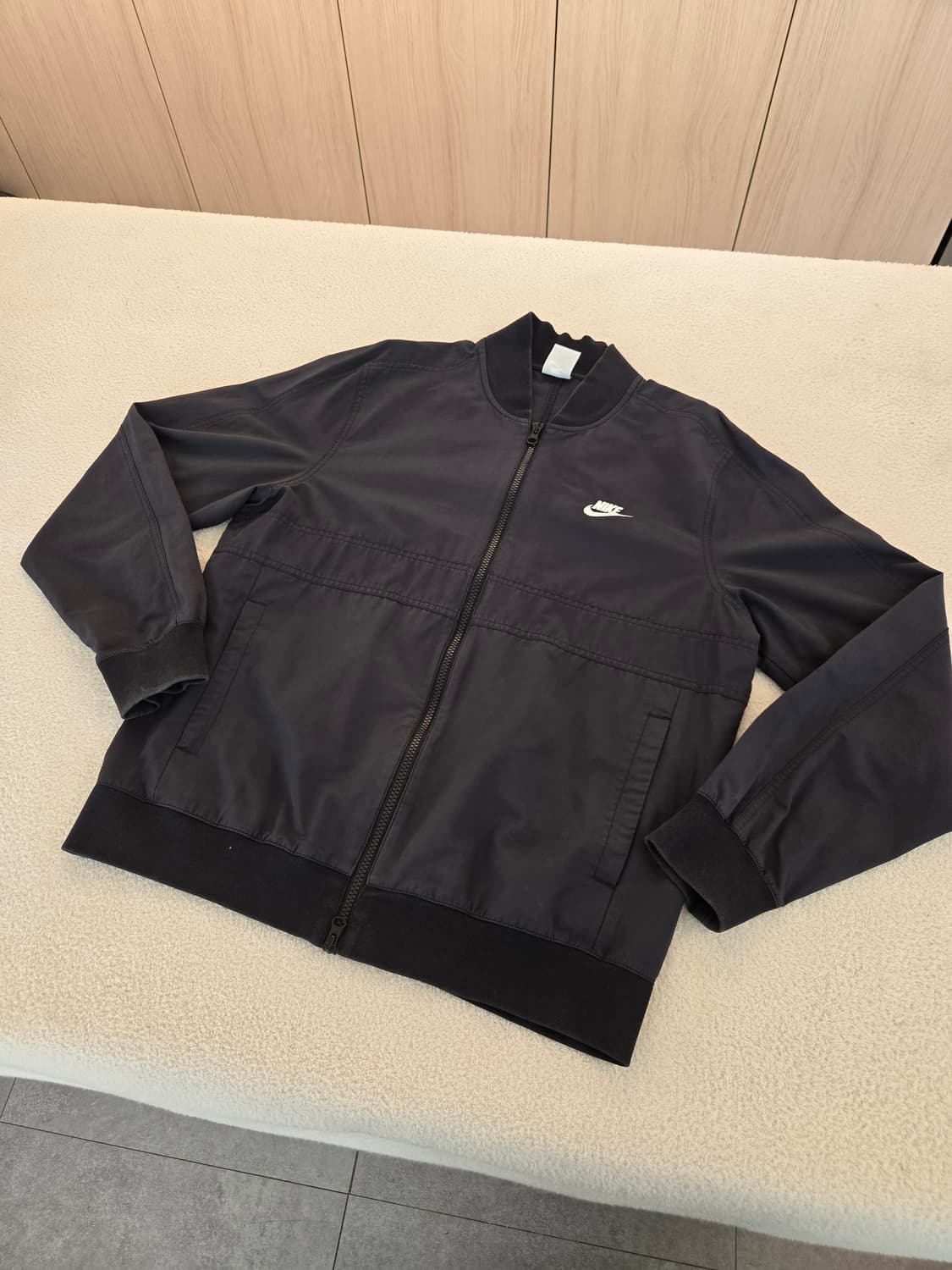나이키 블랙 봄버자켓 / 블루종 L 상품이미지1