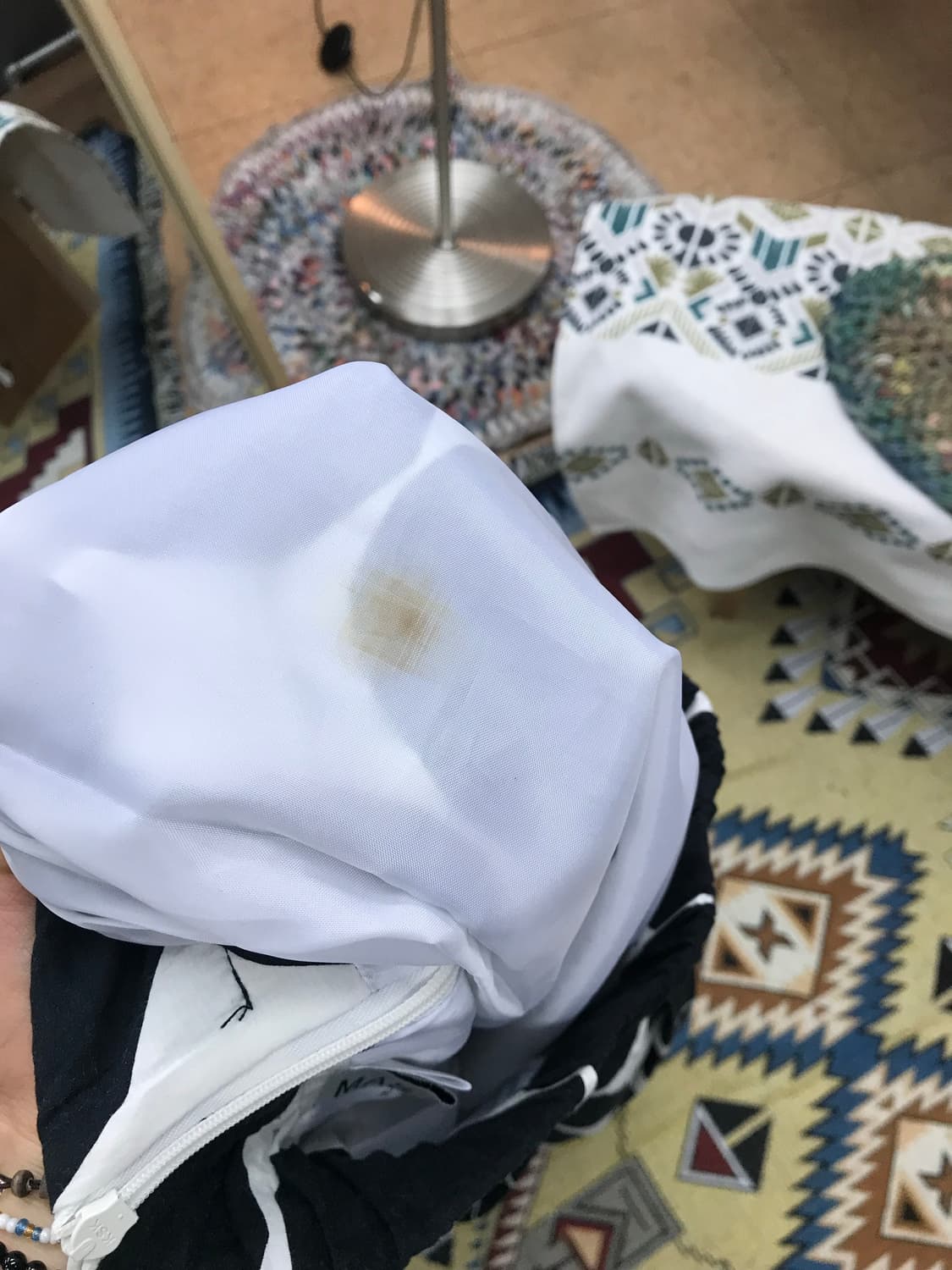 빈티지 여성 뒷밴딩 도트 스커트 (Z1049) 상품이미지6