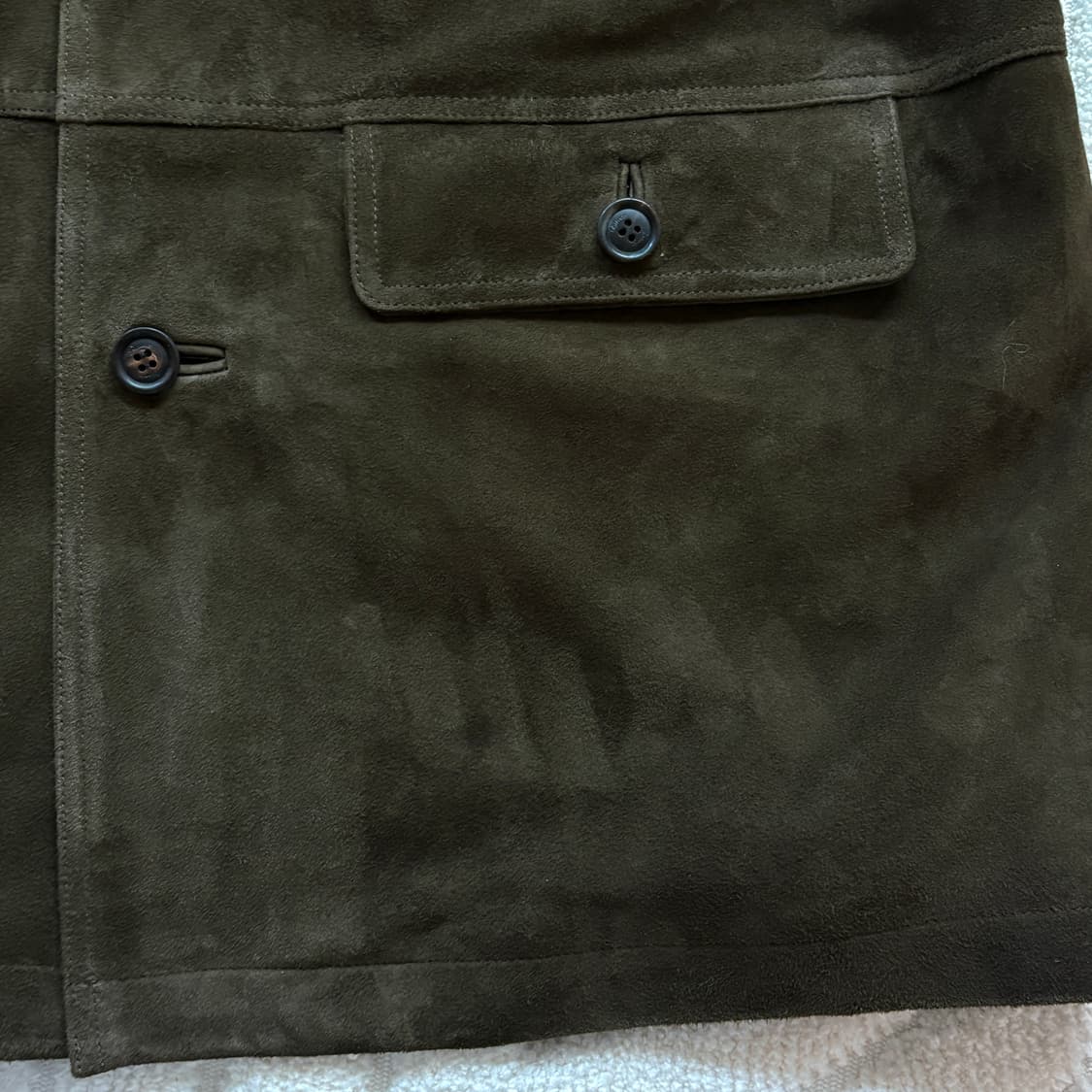 ribbonbit 리본빛 Nilson Suede Jacket 카키 상품이미지9